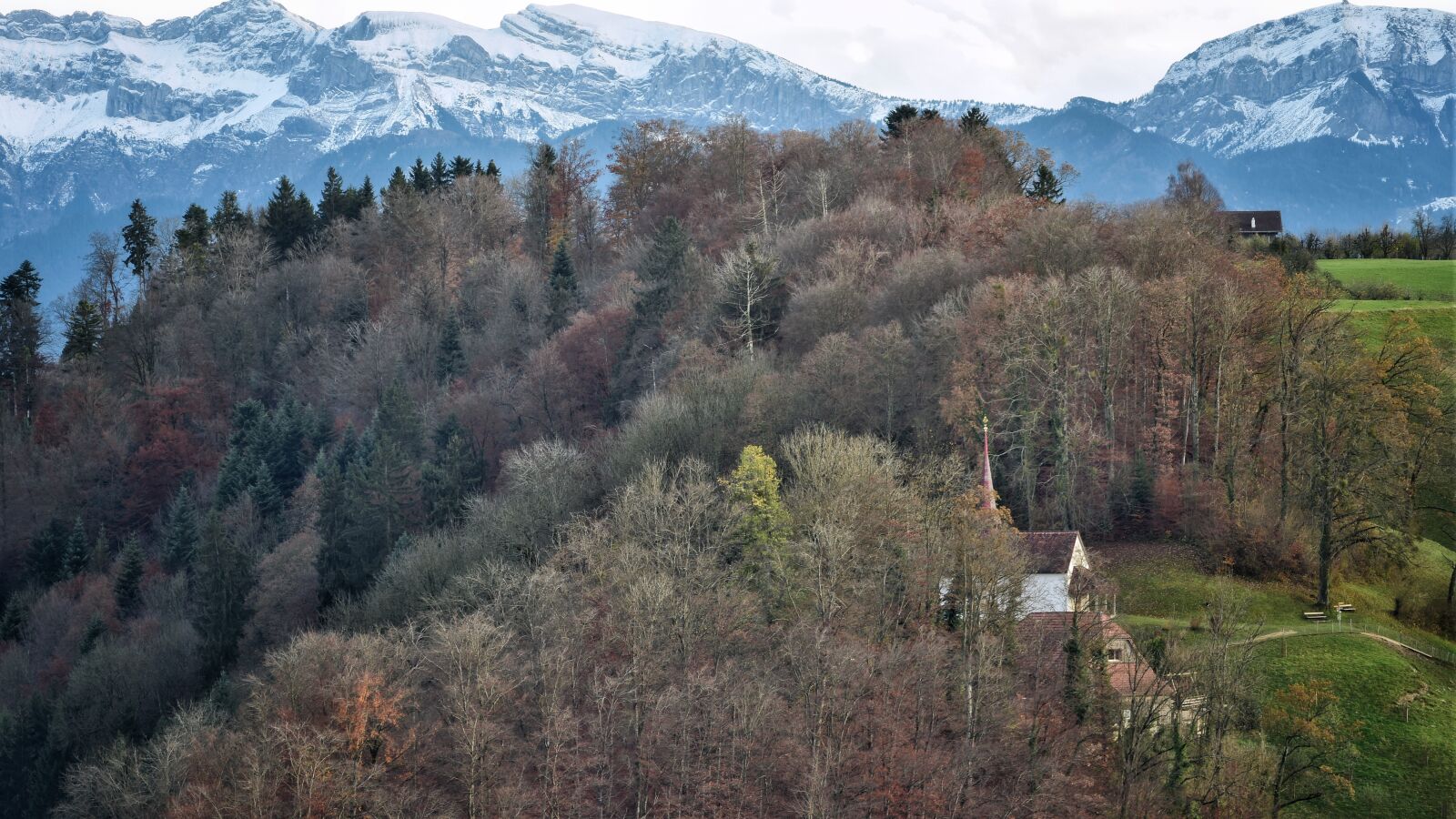Nikon D7200 sample photo. Autumn forest, mountains, landscape photography