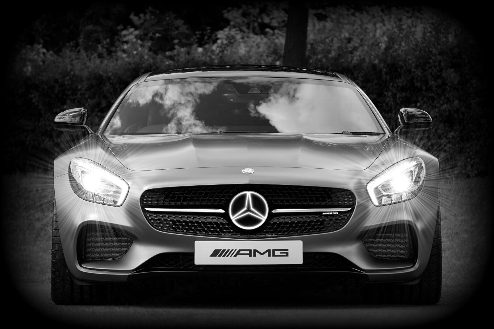 Sony MODEL-NAME + Sony E 55-210mm F4.5-6.3 OSS sample photo. Mercedes-benz, car, amg gt photography