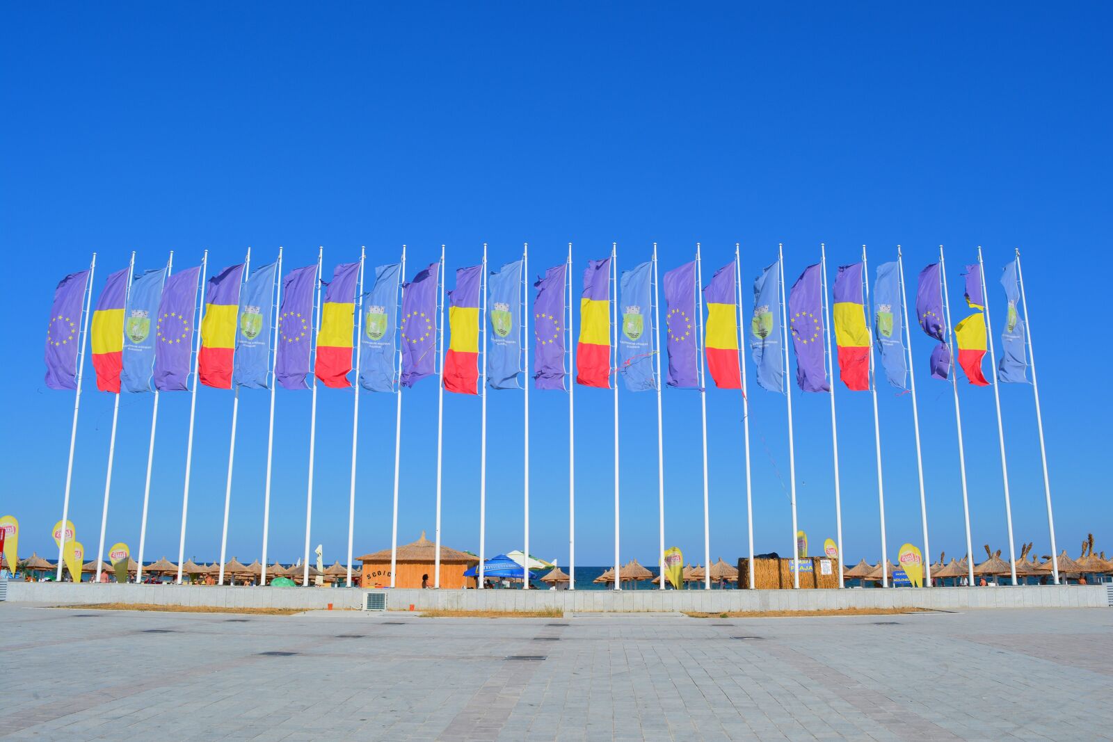 Nikon D5200 sample photo. Flag, flags, euro photography
