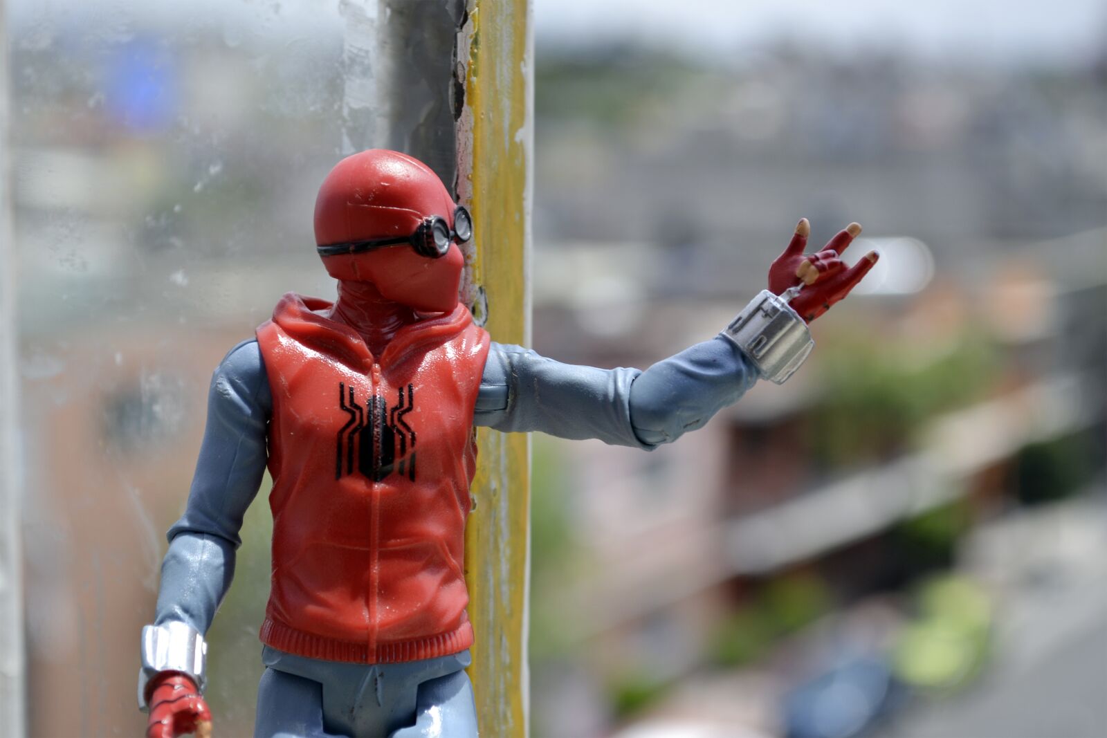 Nikon D3100 sample photo. Man, spider, mask photography