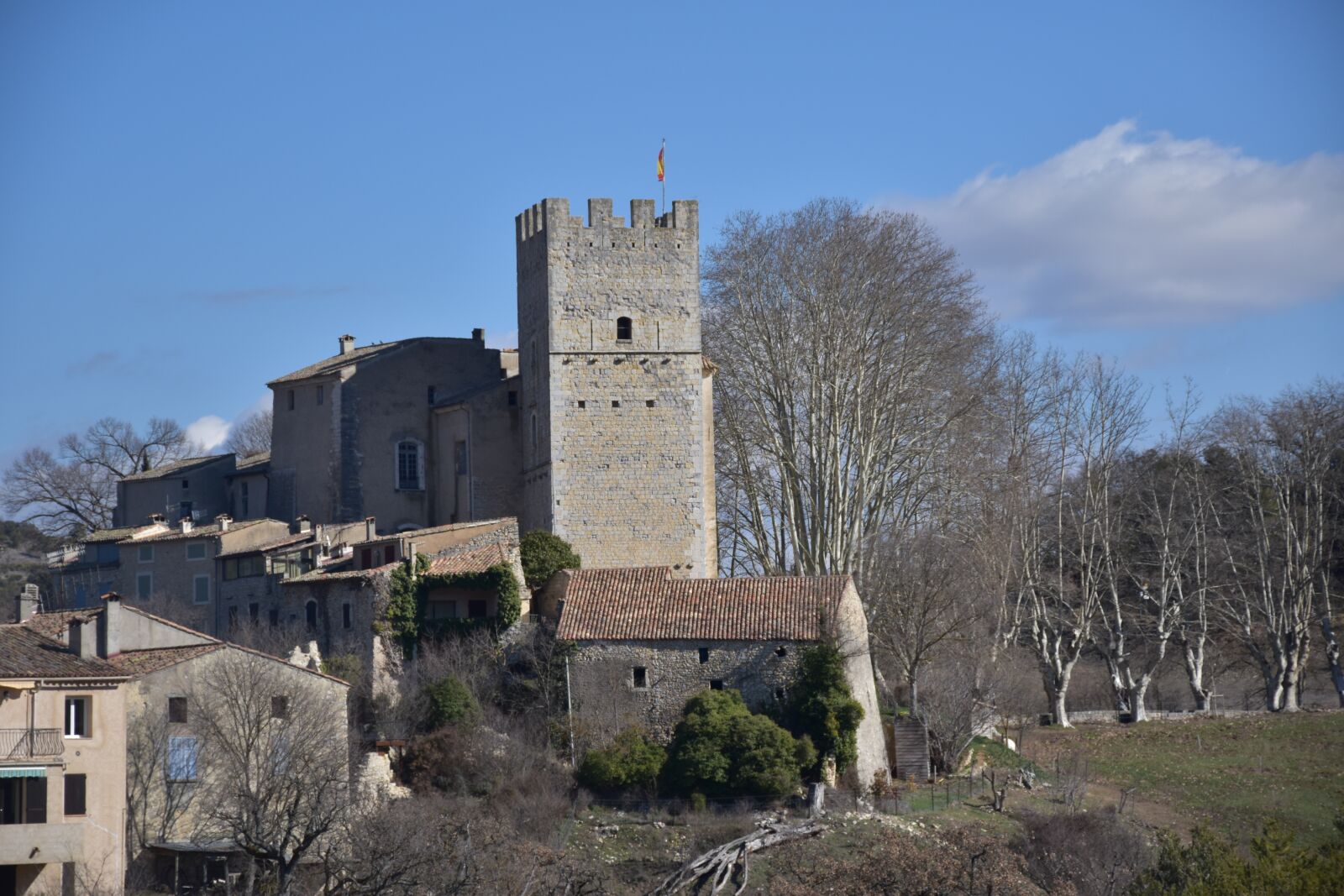 Nikon D5600 sample photo. Verdon, castle, chateau photography