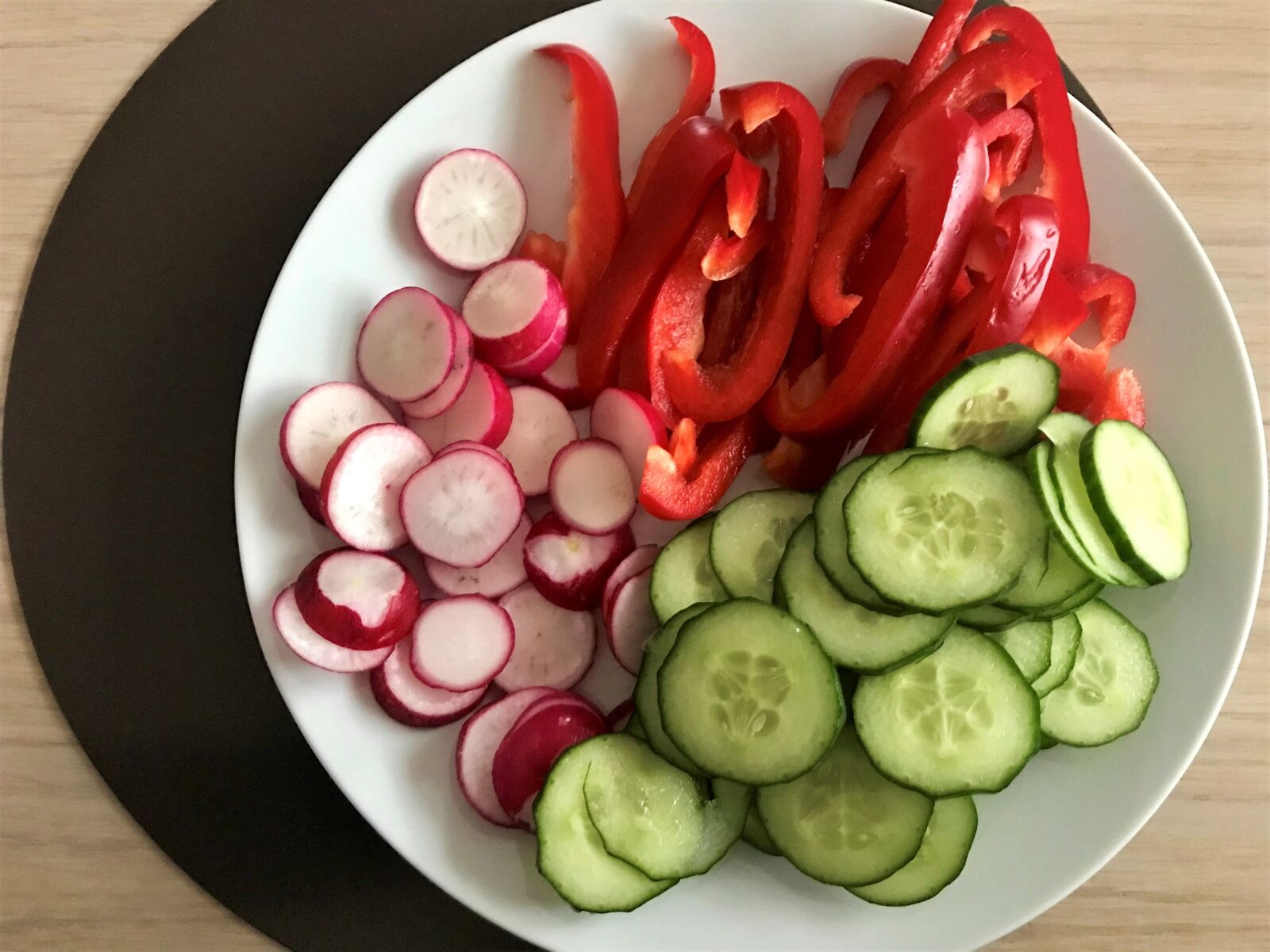 Apple iPhone 7 sample photo. Vegetables, food, radishes photography