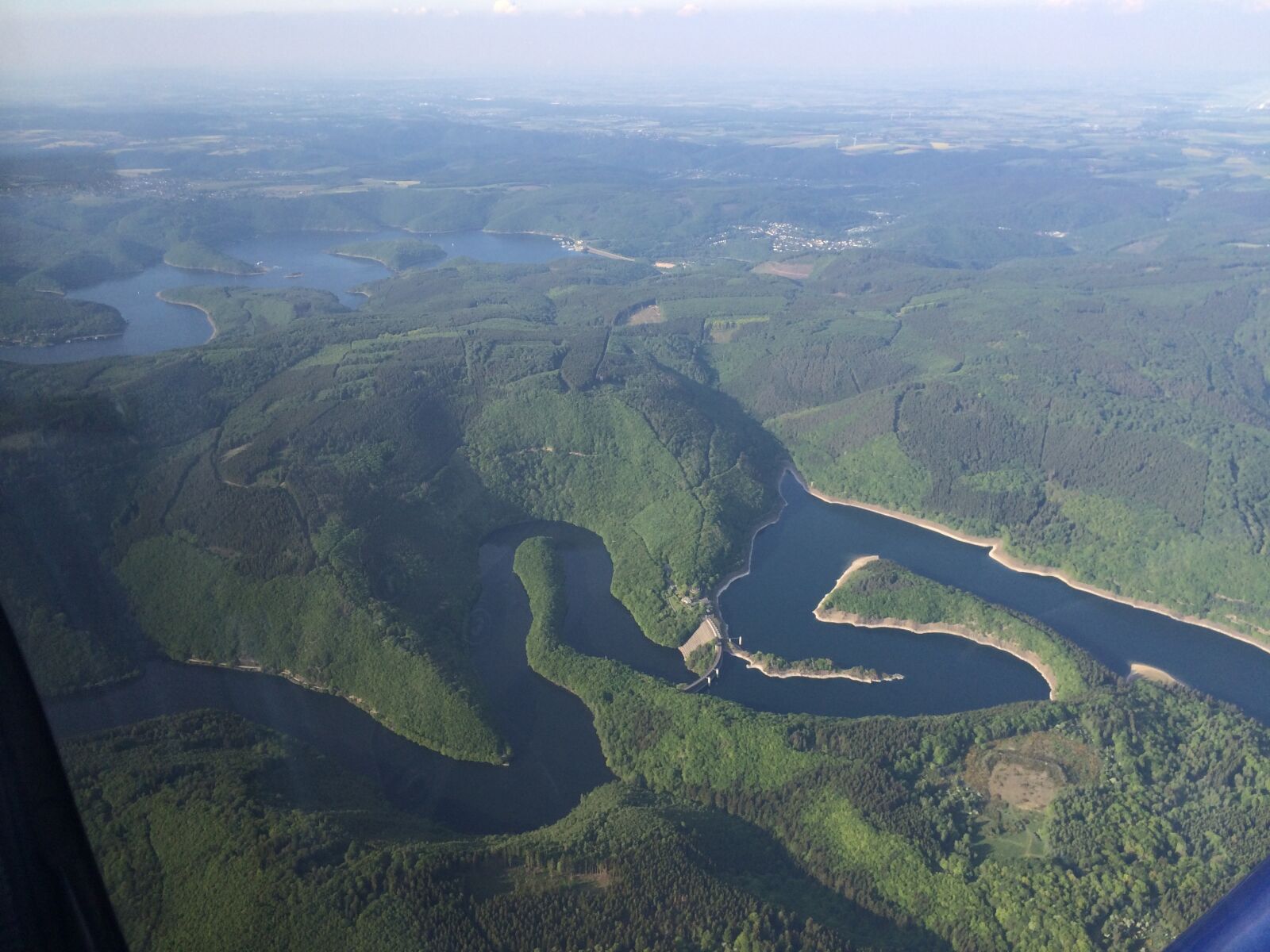 iPhone 5s back camera 4.12mm f/2.2 sample photo. Flying, landscape, lake photography
