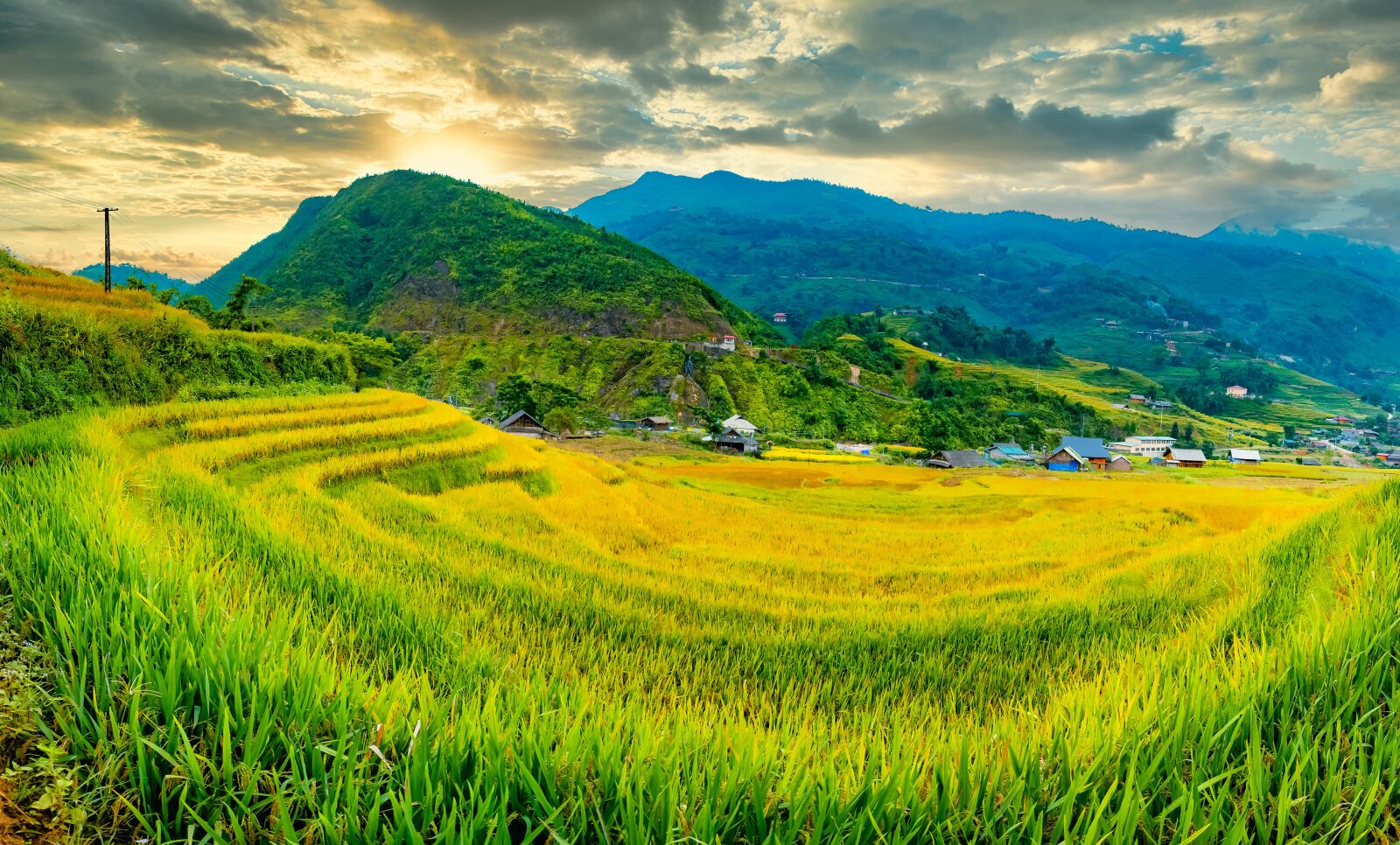 Nikon D750 sample photo. Terraces, vietnam, silk photography