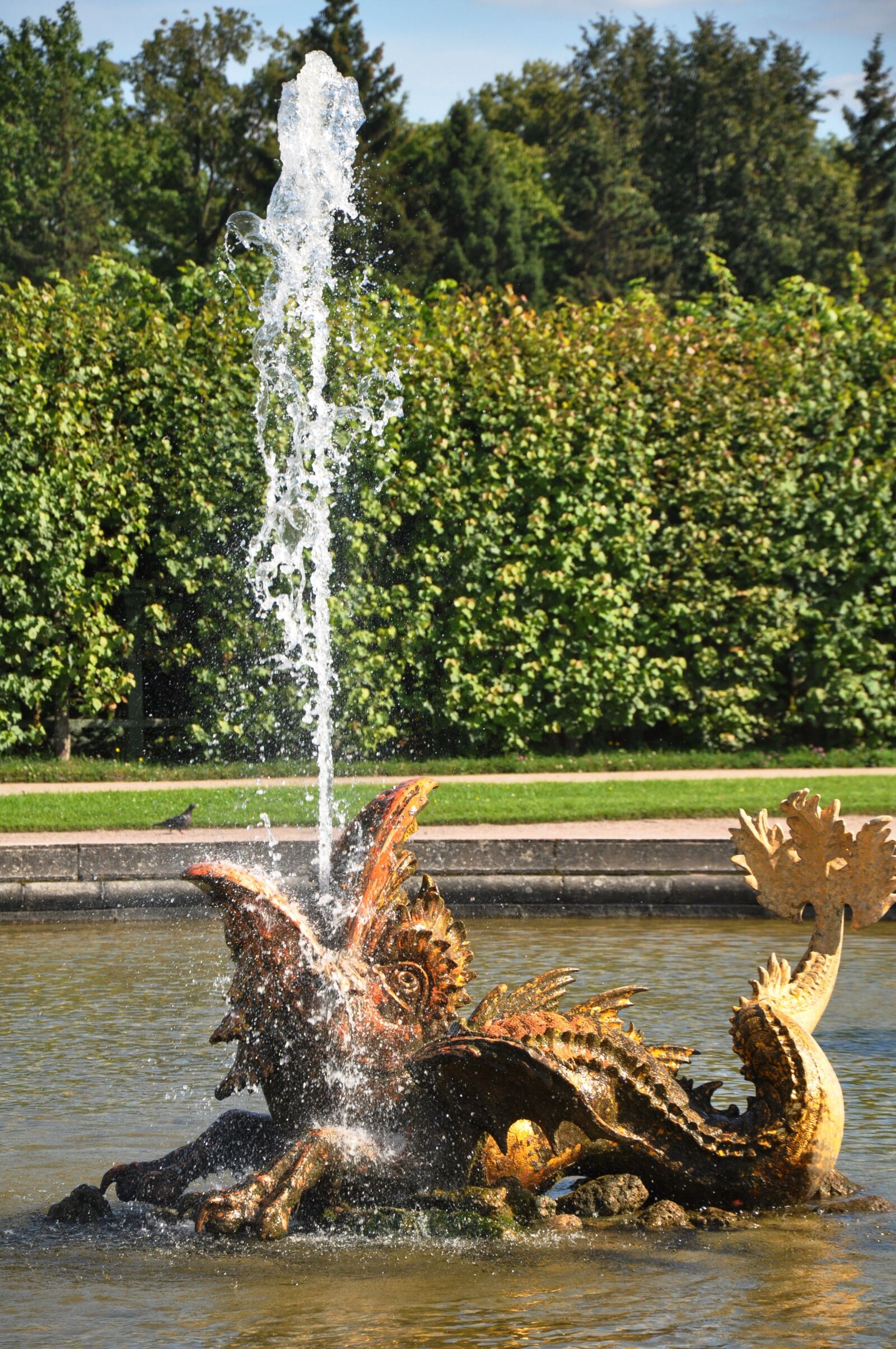 Nikon D90 sample photo. Fountain, mouth, jet photography