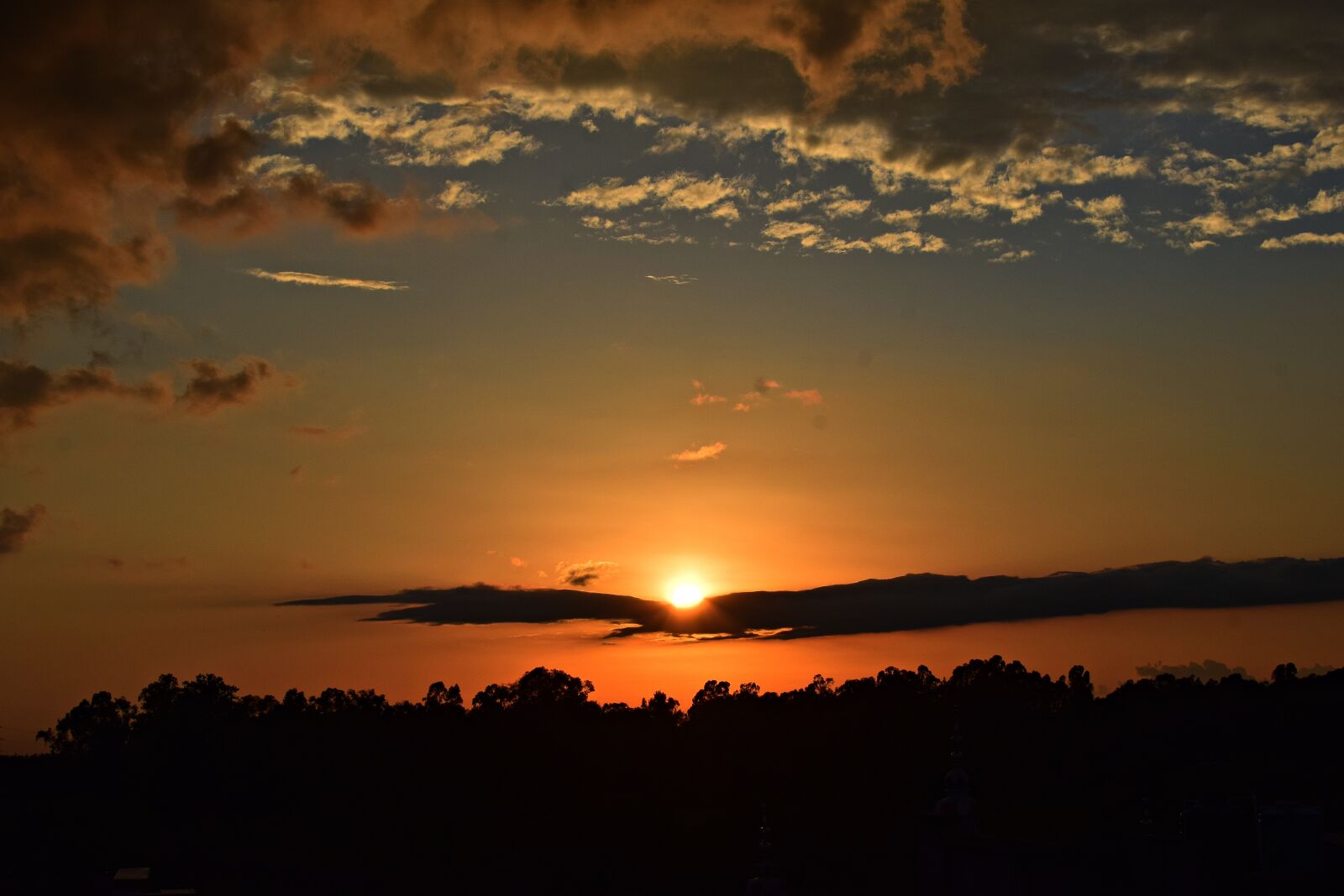 Nikon D3300 sample photo. Sunset, sky, clouds photography