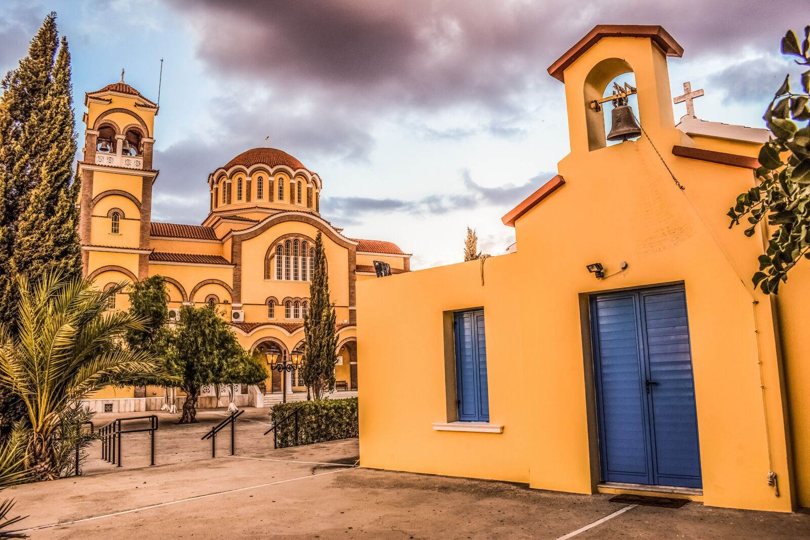Nikon D3300 sample photo. Cyprus, paralimni, church photography
