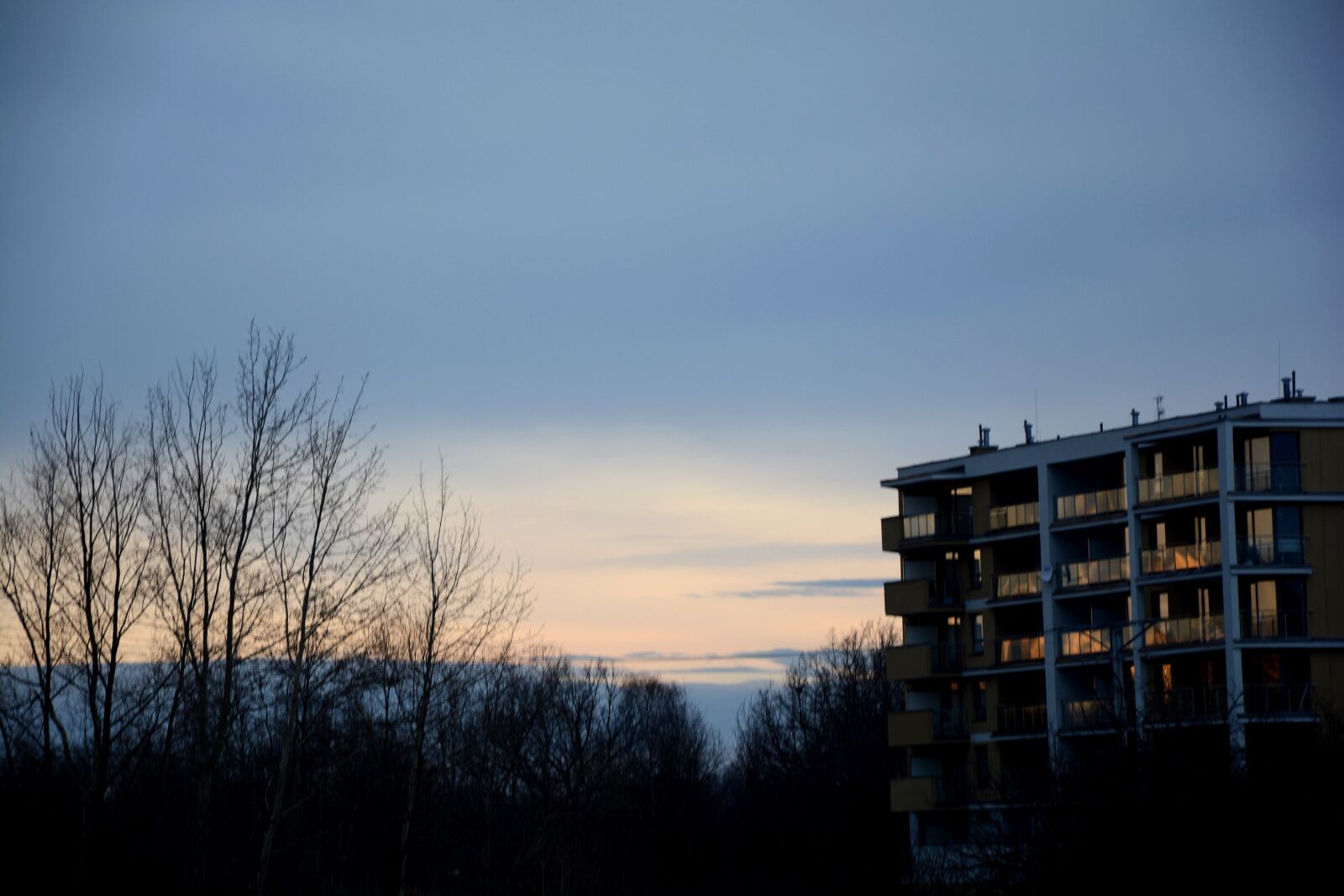 Nikon D5200 sample photo. Sunset, house, construction photography