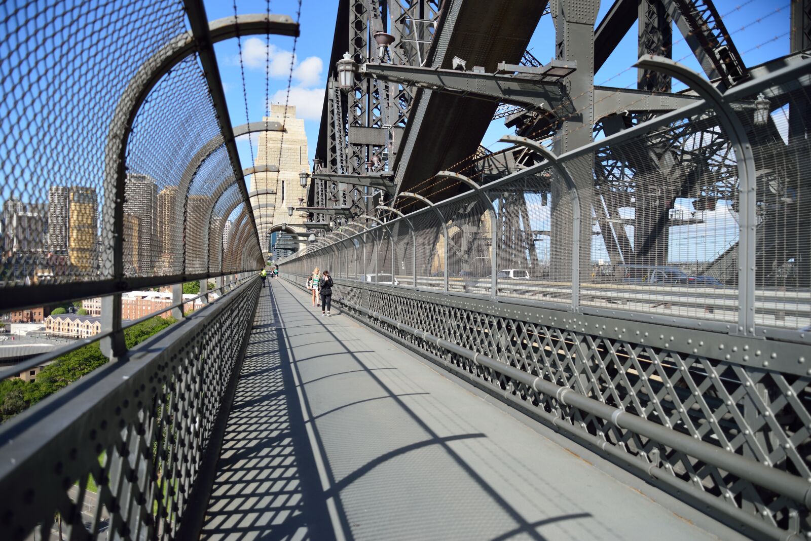 Nikon D610 sample photo. Bridge, perspective, vanishing point photography