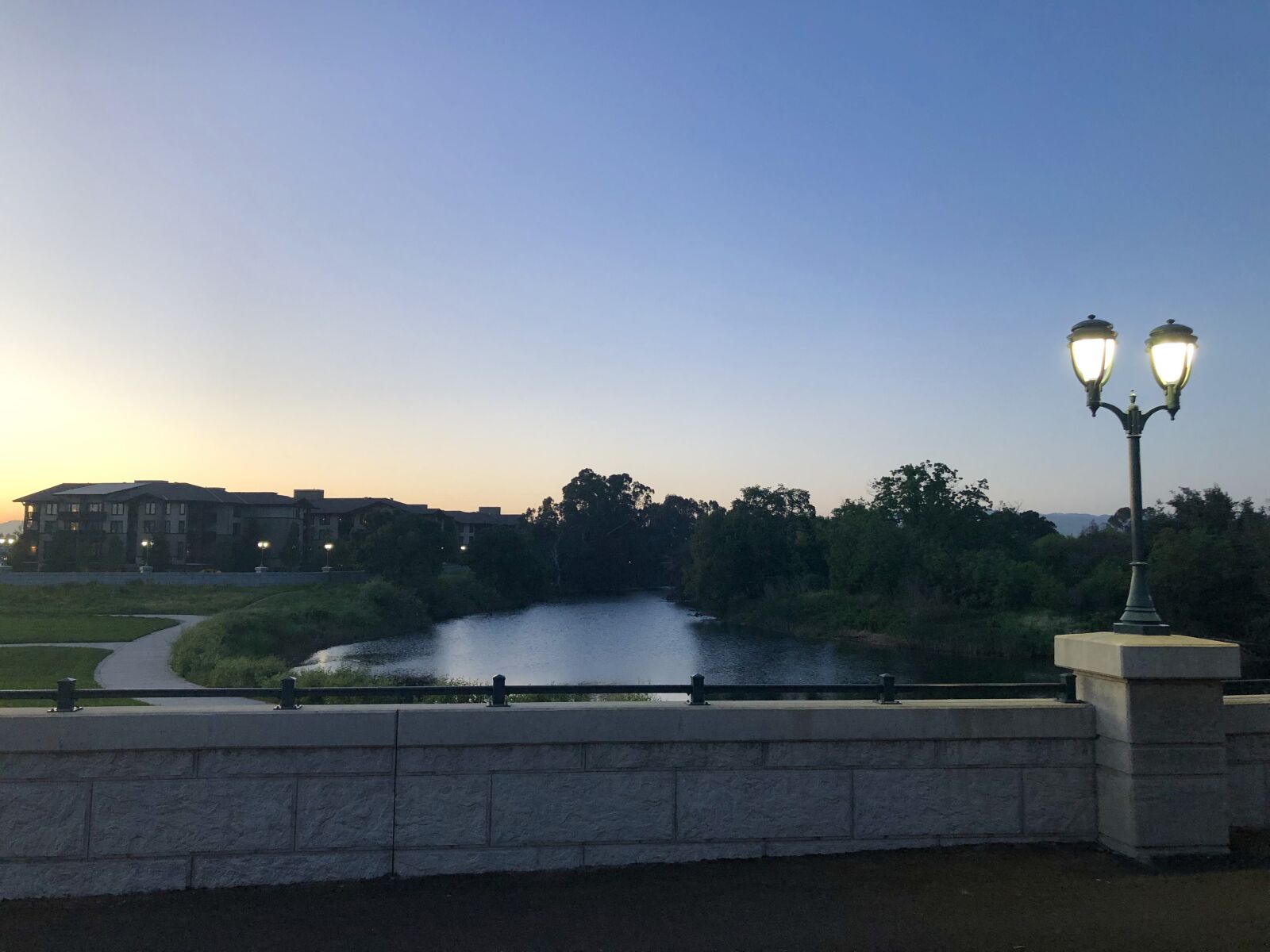 iPhone 8 Plus back dual camera 3.99mm f/1.8 sample photo. Water, bridge, architecture photography
