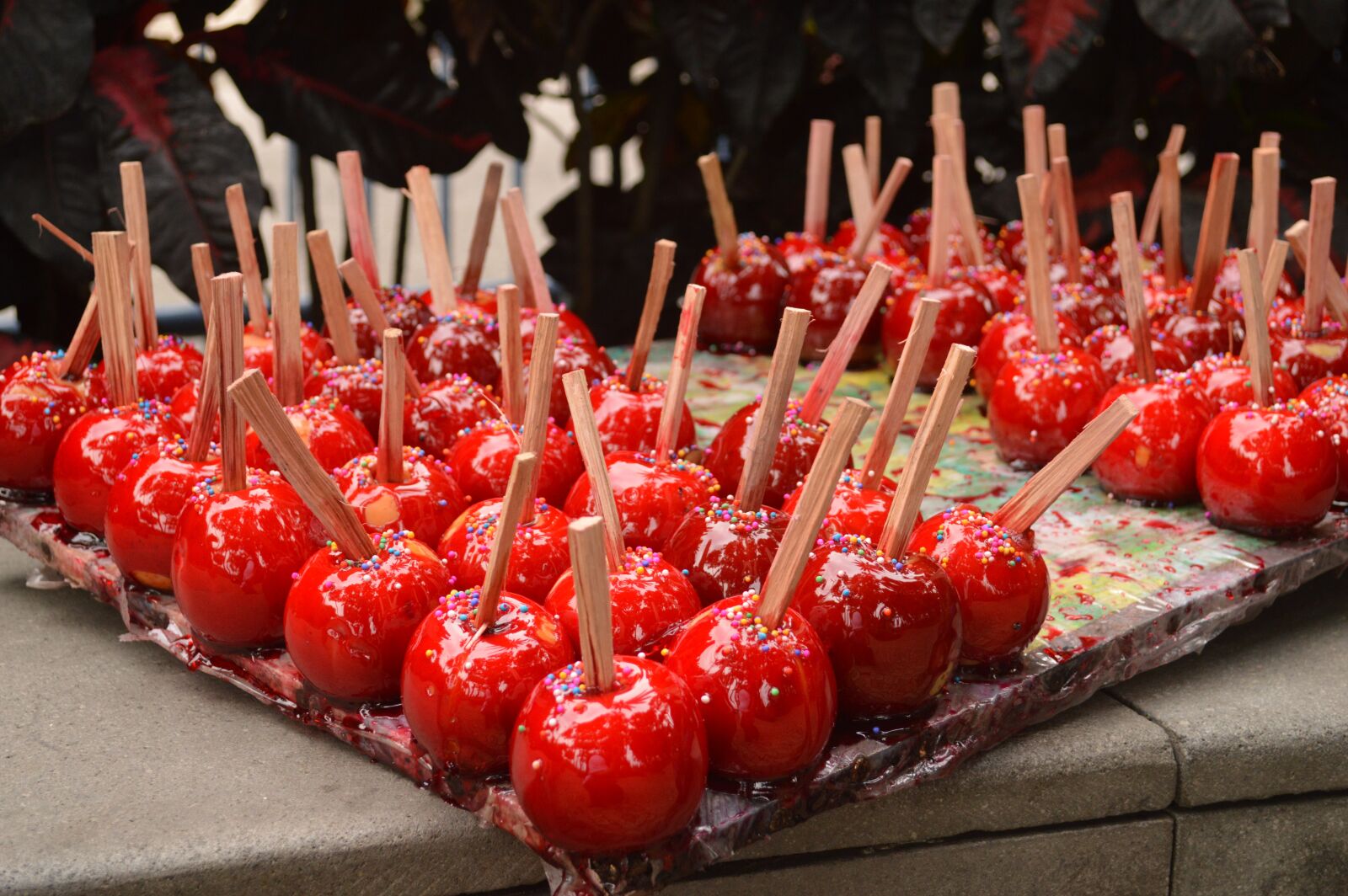 Nikon D3200 sample photo. Apple, seller, several photography