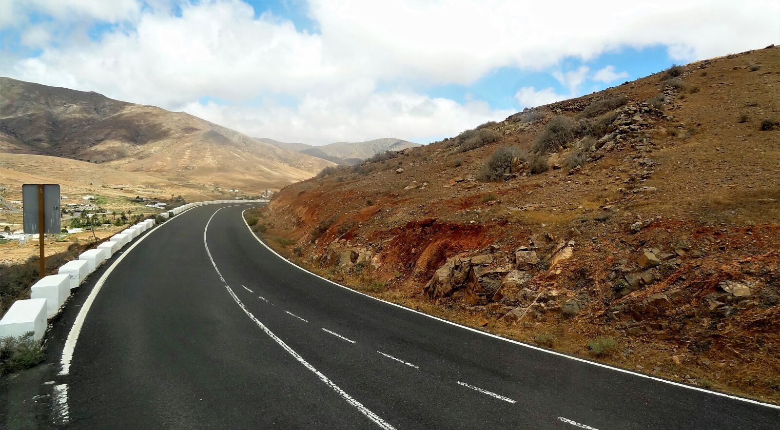 Sony Cyber-shot DSC-HX9V sample photo. Road, fuerteventura, canary islands photography
