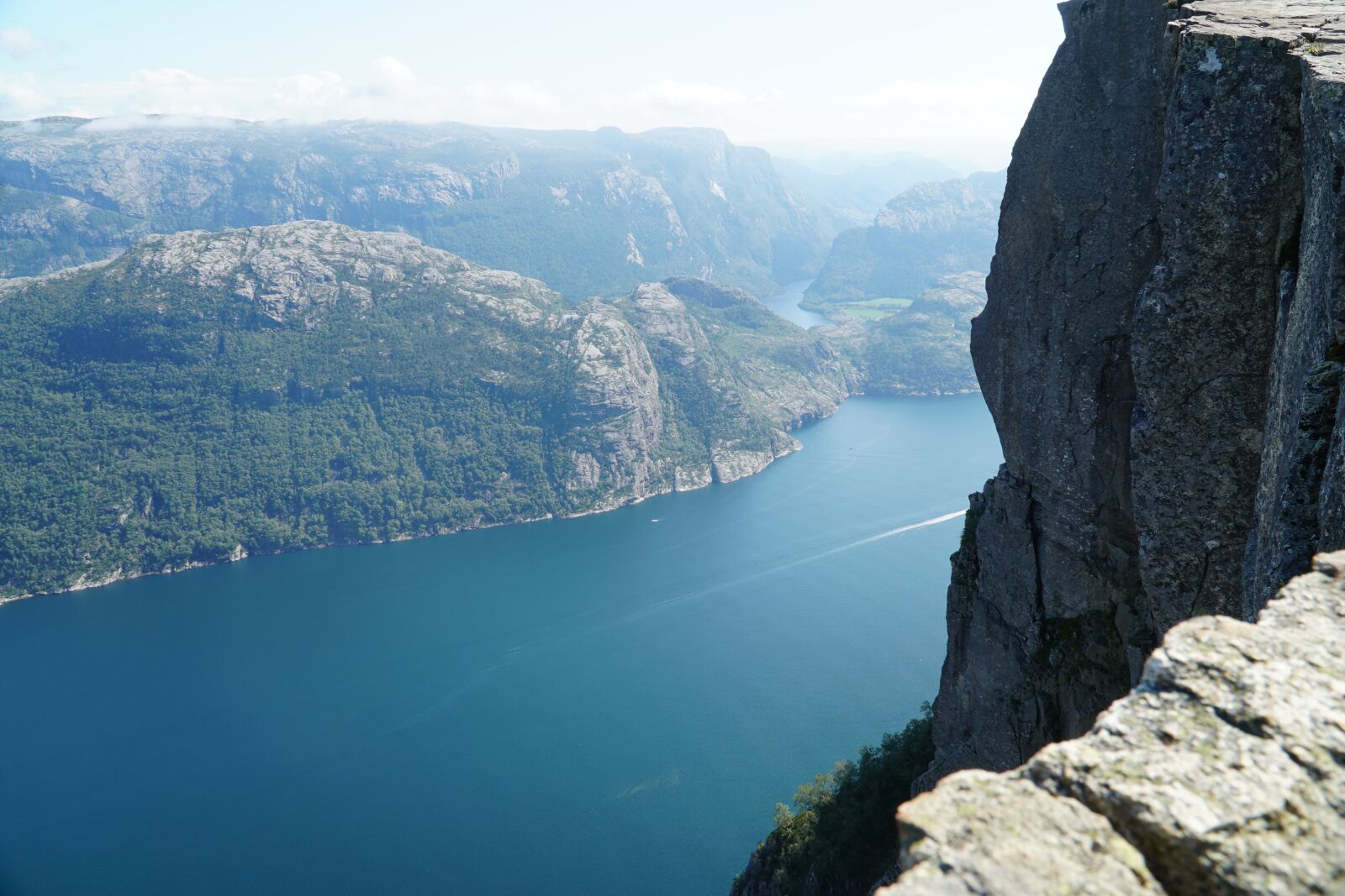 Sony a6500 sample photo. Abyss, water, fjord photography