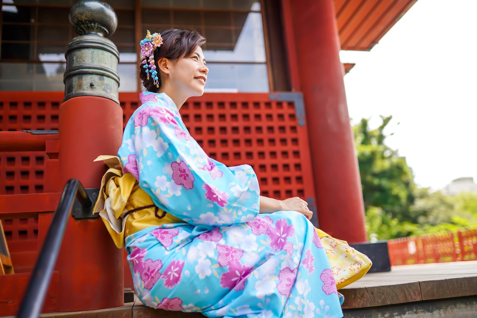 Sigma 35mm F1.4 DG HSM Art sample photo. Kimono, japan, woman photography
