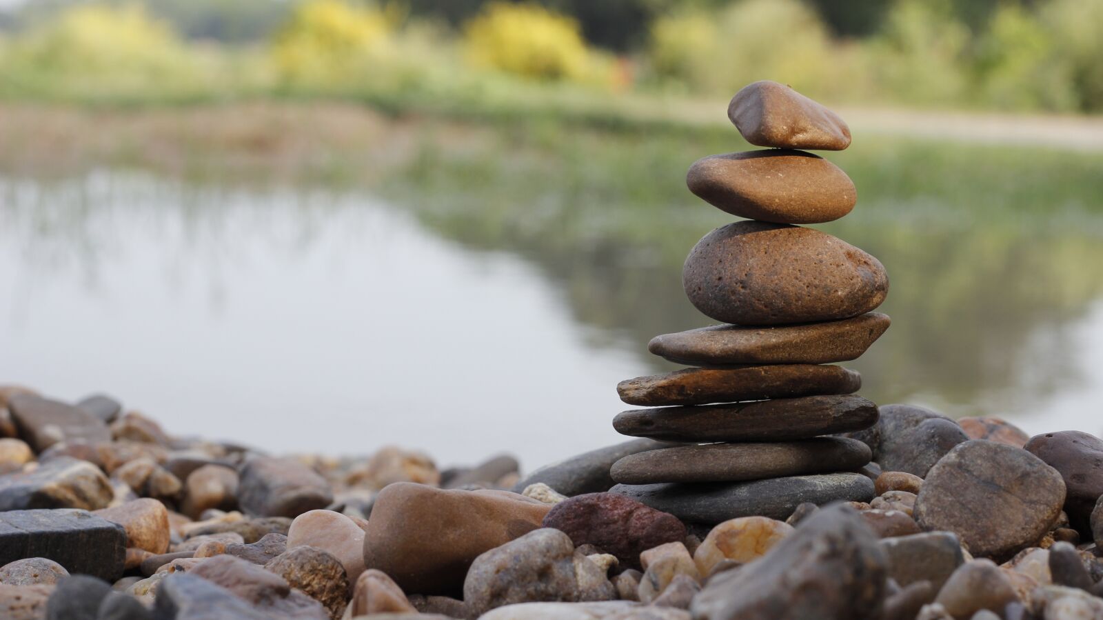 Canon EOS 600D (Rebel EOS T3i / EOS Kiss X5) + Canon EF 50mm F1.8 STM sample photo. Balance, stone, zen photography
