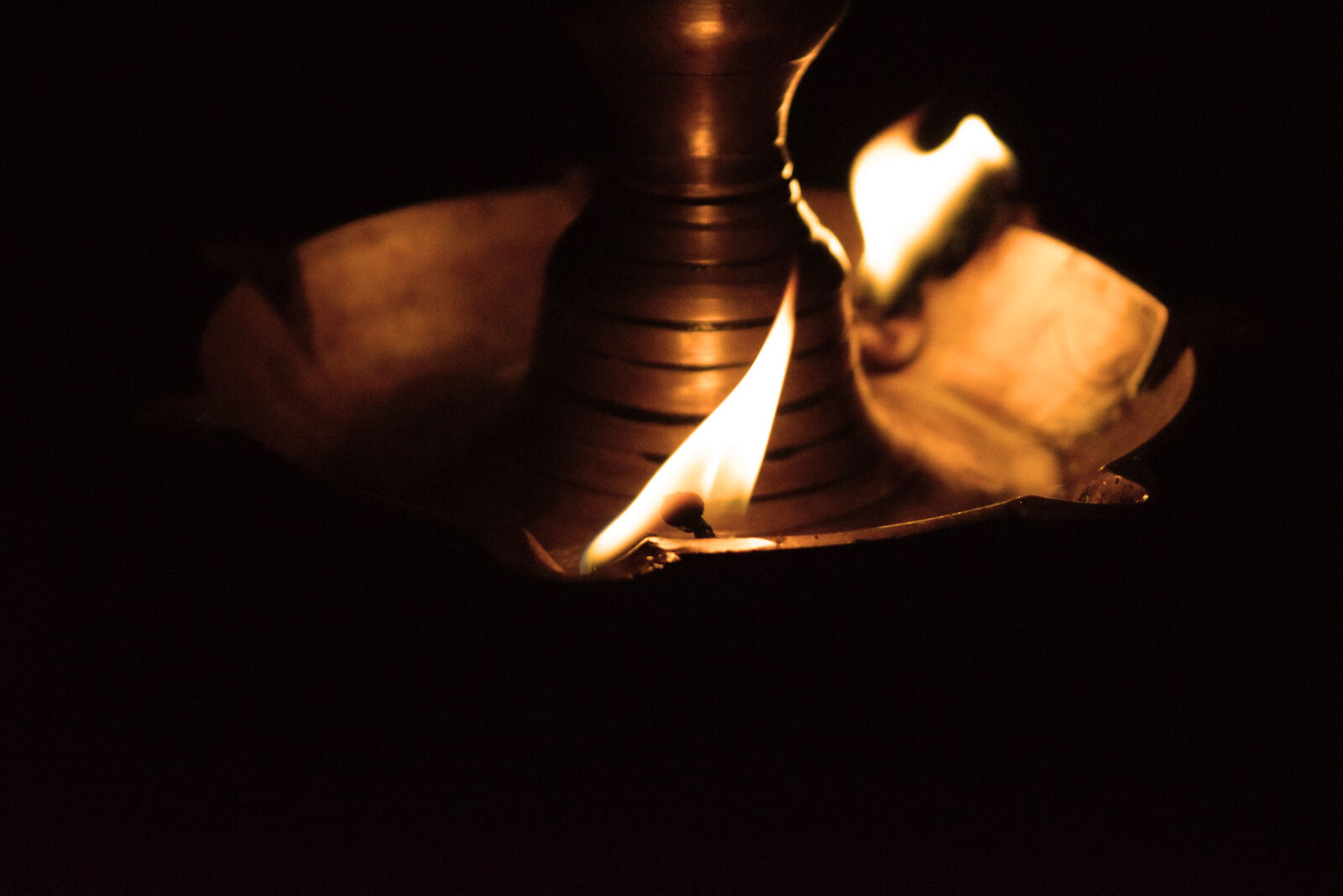 Nikon D3300 sample photo. Believe, black, bronze, fire photography