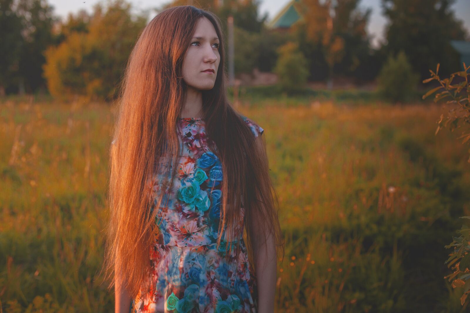 Canon EOS 6D + Canon EF 50mm F1.4 USM sample photo. Girl, sunset, dress photography