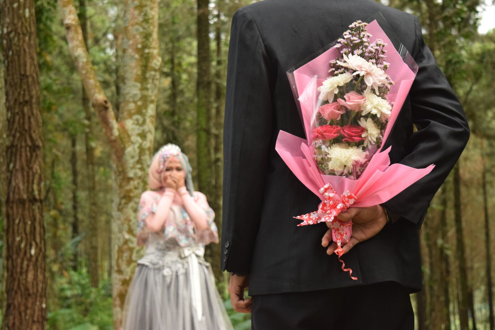 Nikon D3300 sample photo. Flowerbouquet, bride, wedding photography