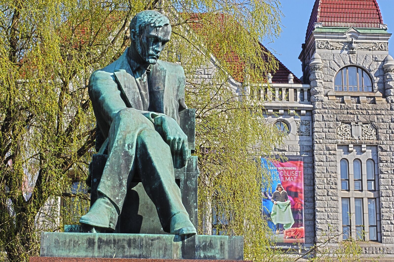 Nikon D40 sample photo. Finland, helsinki, statue photography