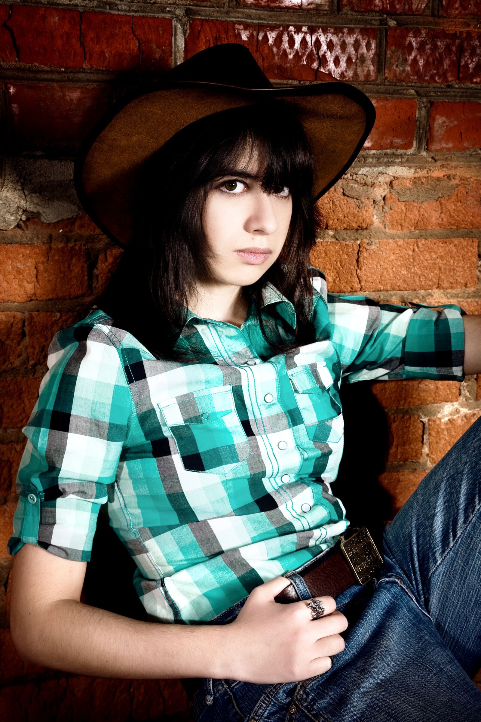 Canon EOS 5D sample photo. Woman, girl, jeans photography
