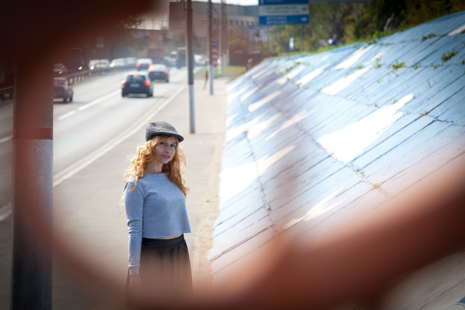 Canon EF 24-105mm F4L IS II USM sample photo. Road, girl, city photography