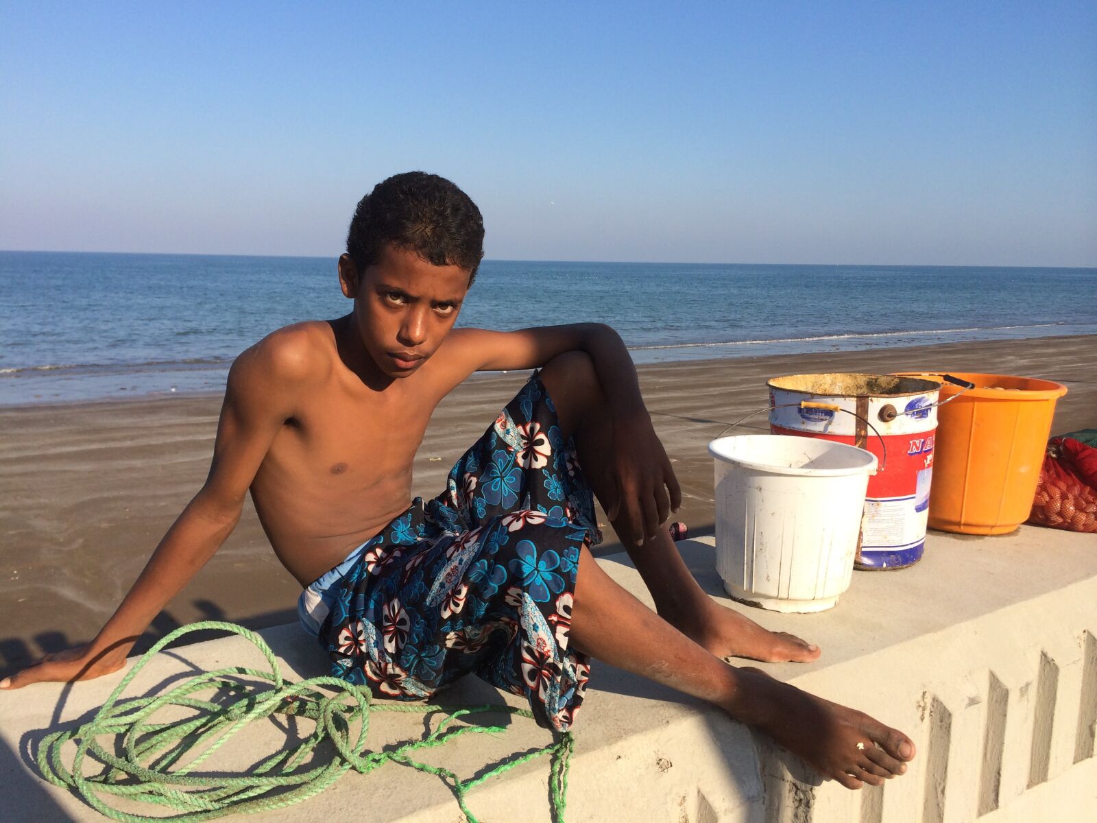 iPhone 5s back camera 4.12mm f/2.2 sample photo. Sur, oman, sea photography