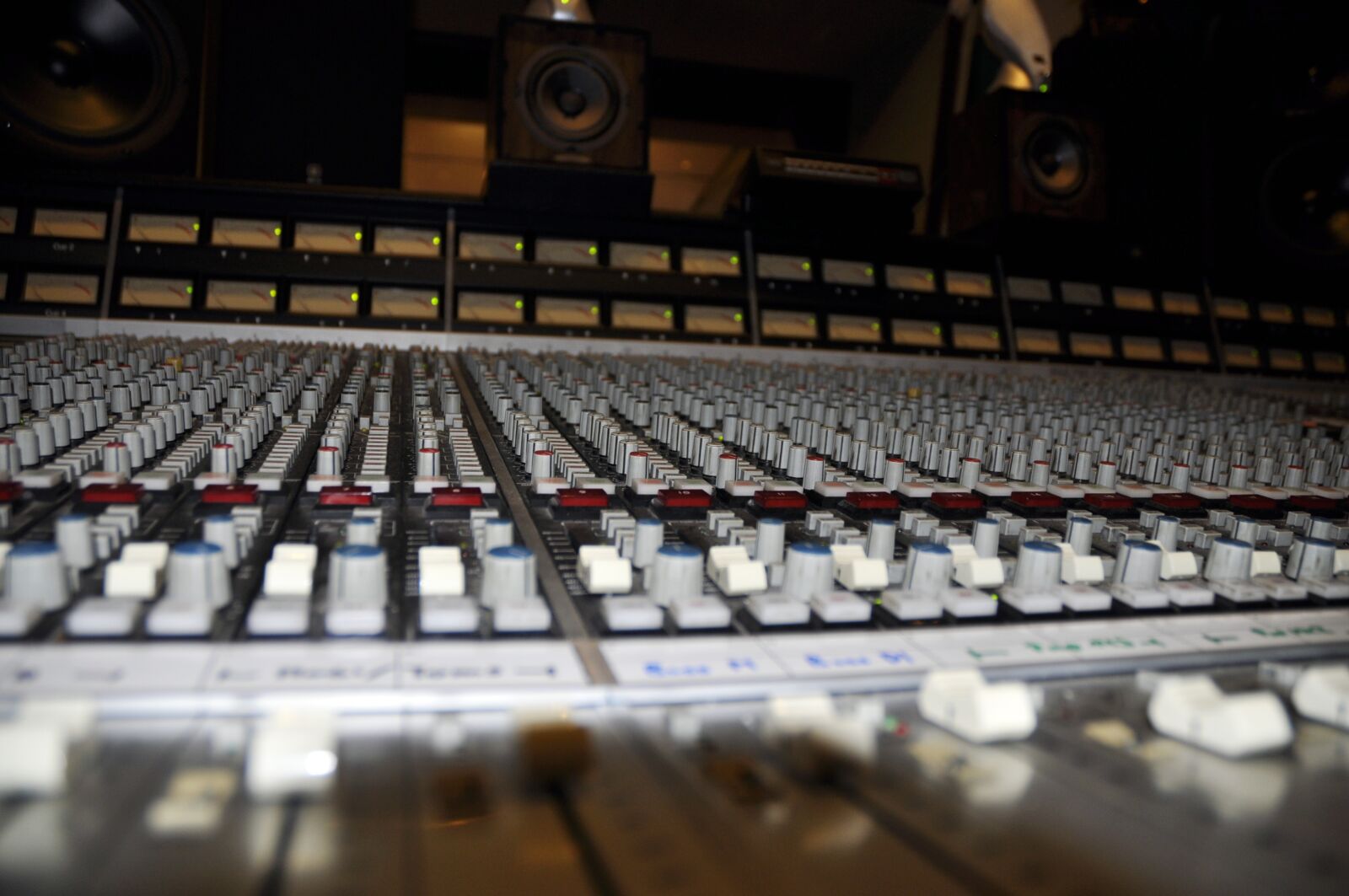 Nikon D5000 sample photo. Mixer, buttons, music photography