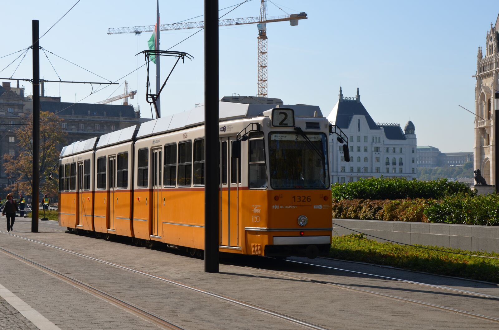 Nikon D5100 sample photo. Tram, transport, yellow photography