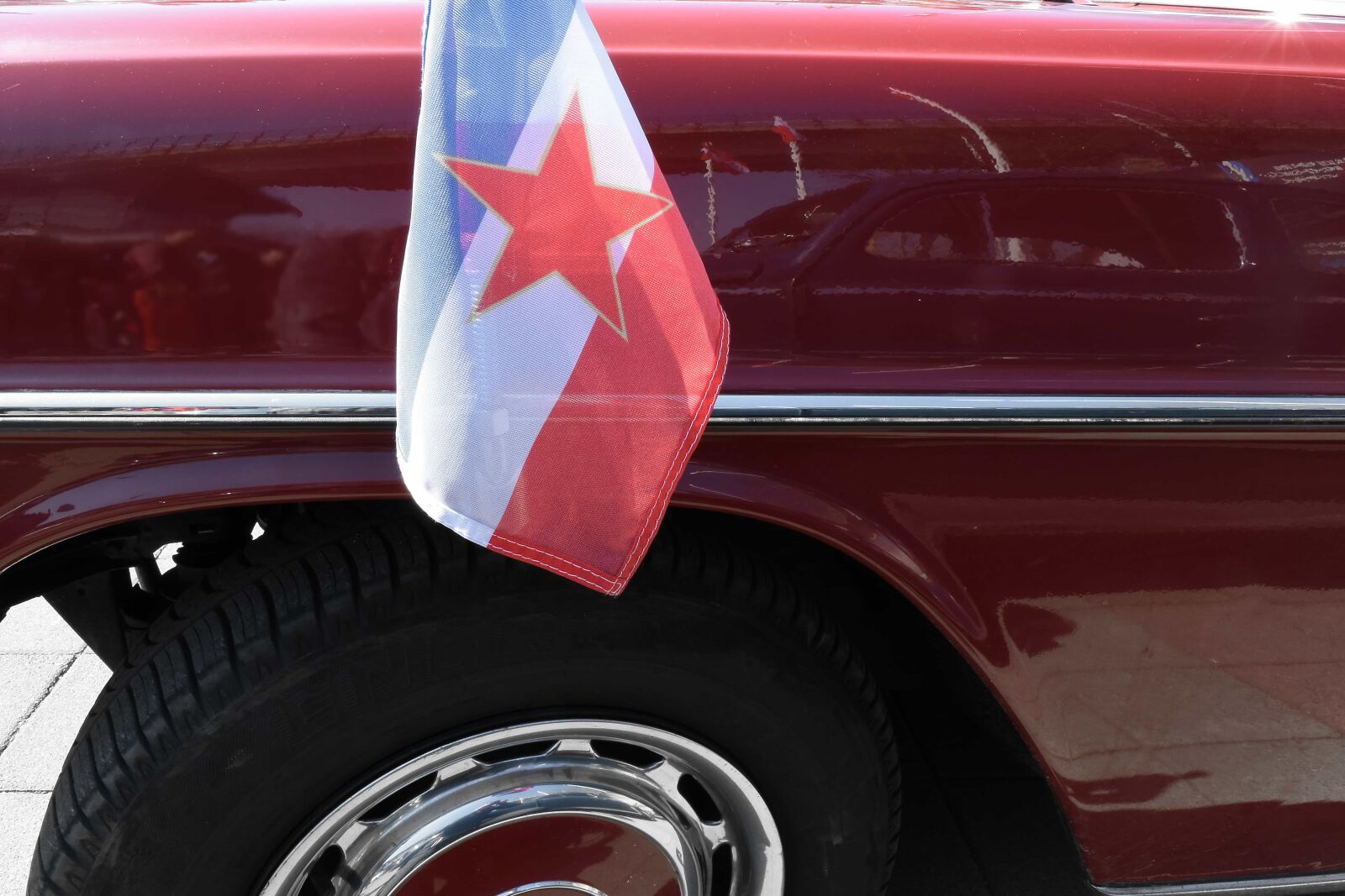 Nikon D5500 sample photo. Flag, nostalgia, old, old photography