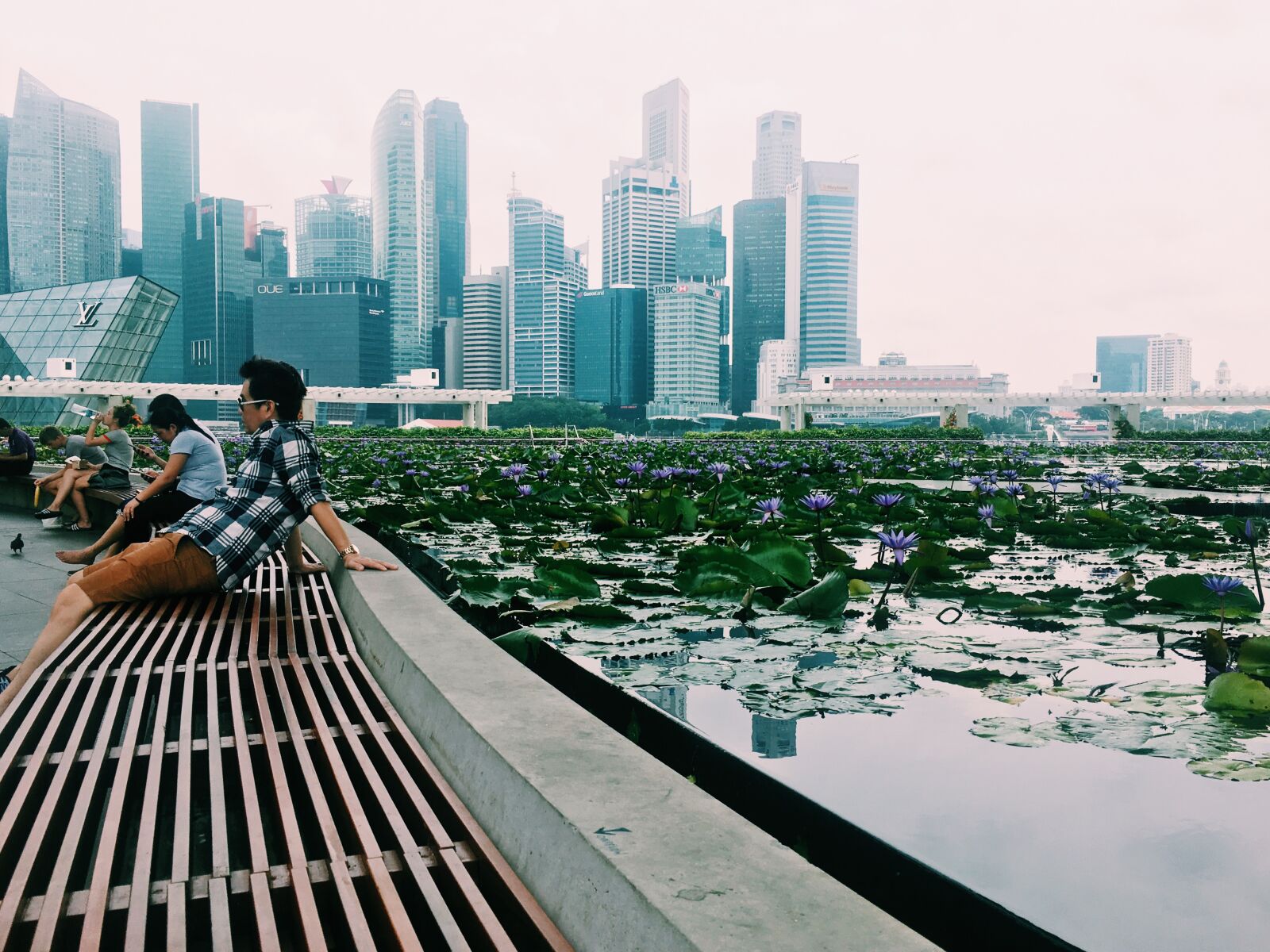 Apple iPhone 6s sample photo. Homescreen, singapore, skyscraper photography