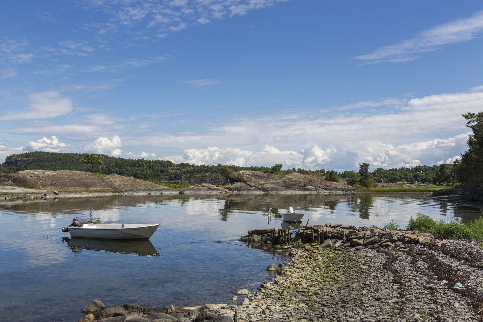 Canon EF 24-105mm F4L IS USM sample photo. Boat, sea, seascape, summer photography