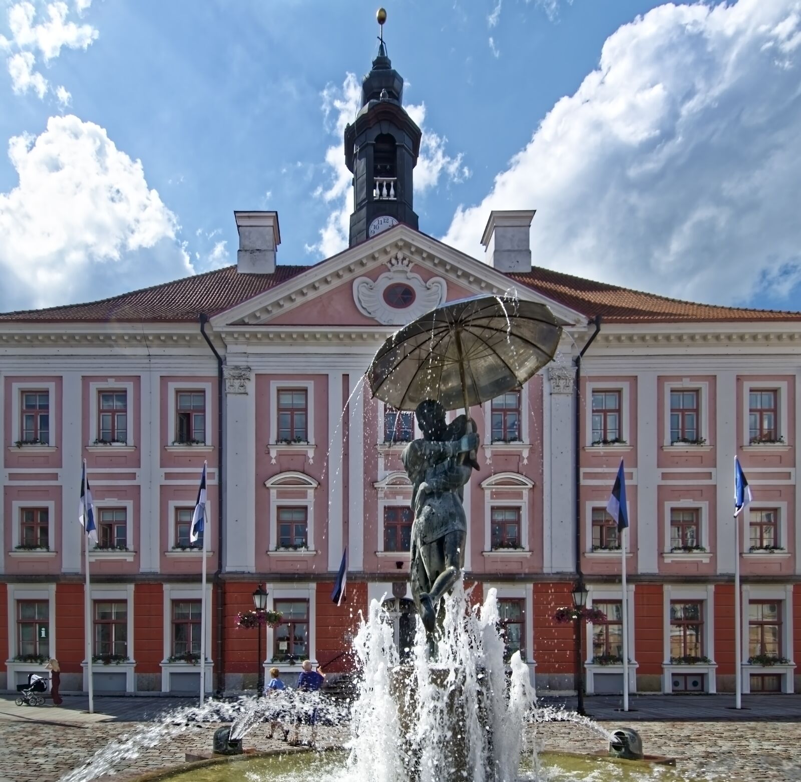 Nikon D7000 sample photo. Estonia, tartu, town hall photography