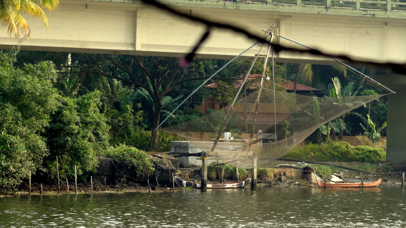 Sony Cyber-shot DSC-HX9V sample photo. A, fish, net, in photography
