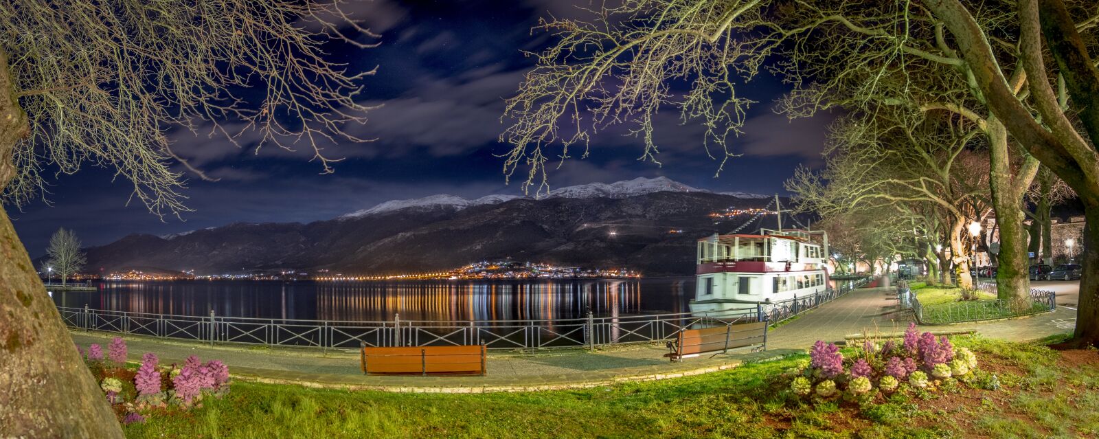 Fujifilm X-T20 sample photo. Ioannina, lake, ship photography