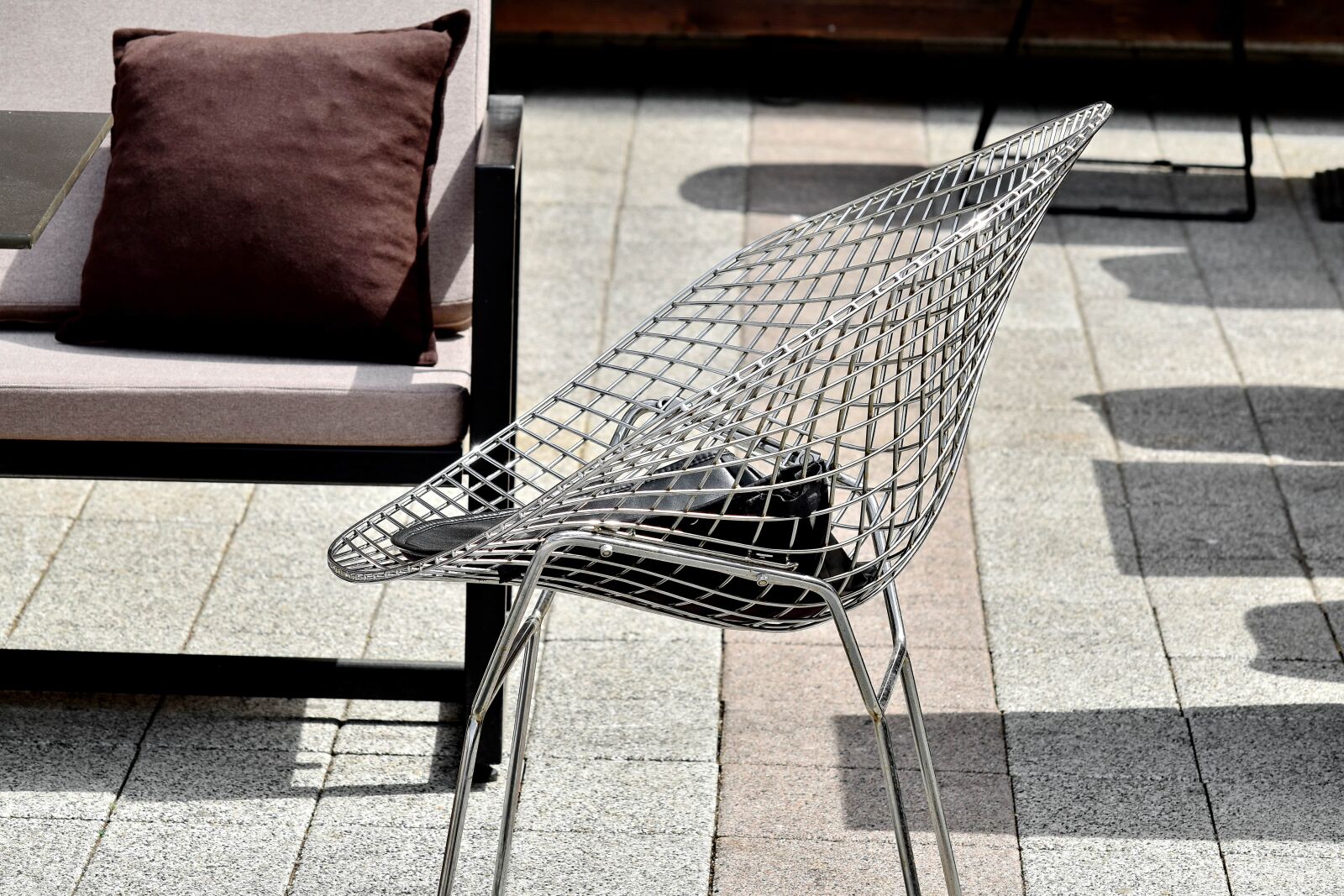 Nikon D5500 sample photo. Armchair, stainless steel, steel photography