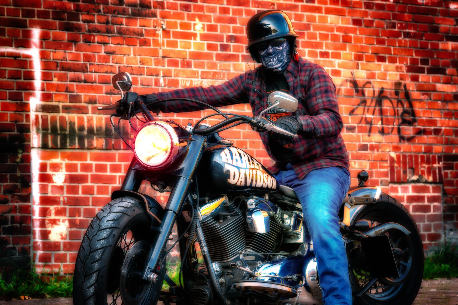 Nikon D3300 sample photo. Motorcycle, harley davidson, biker photography