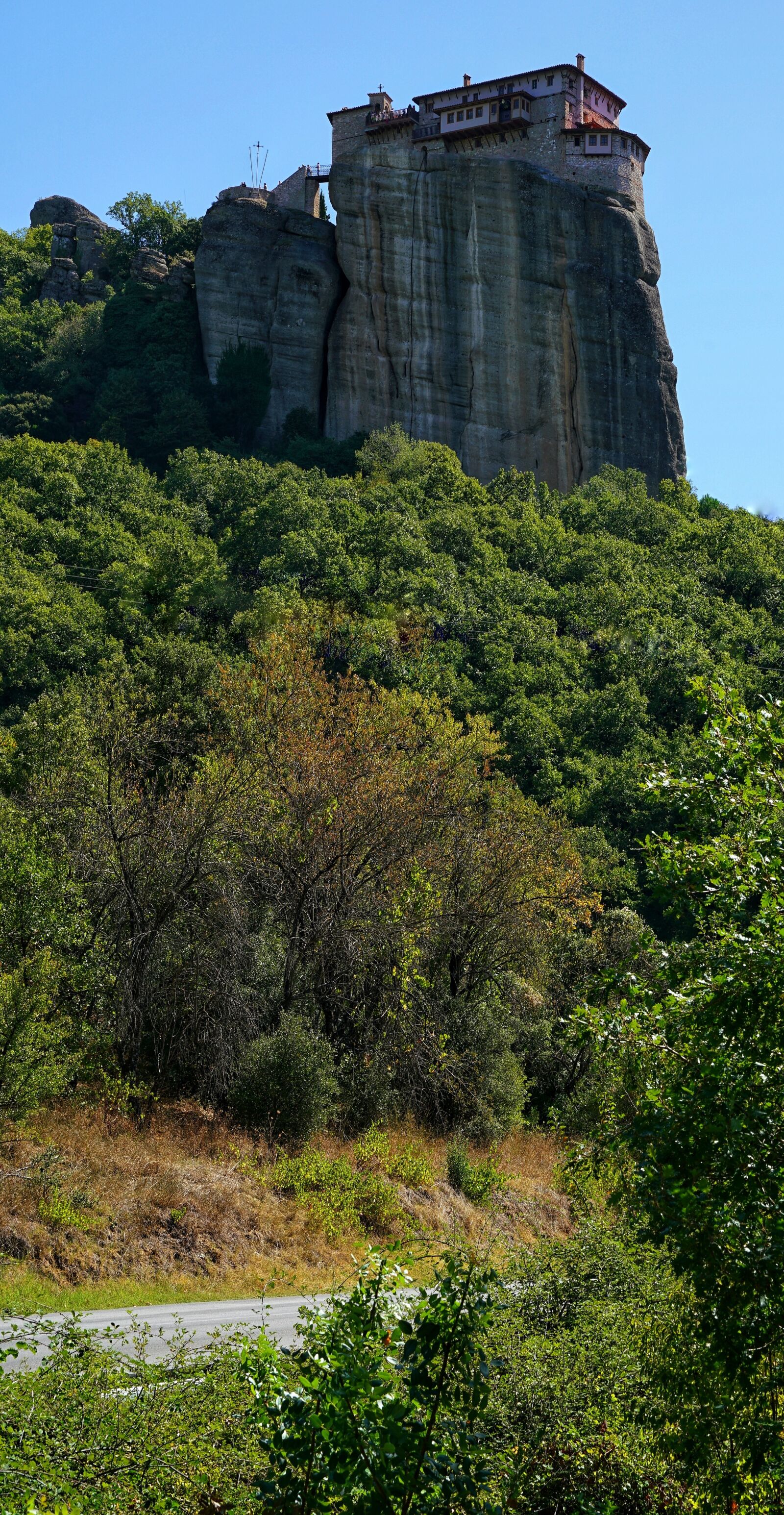 Sony a7R II + Sony FE 24-70mm F2.8 GM sample photo. Meteora, greece, monastery photography