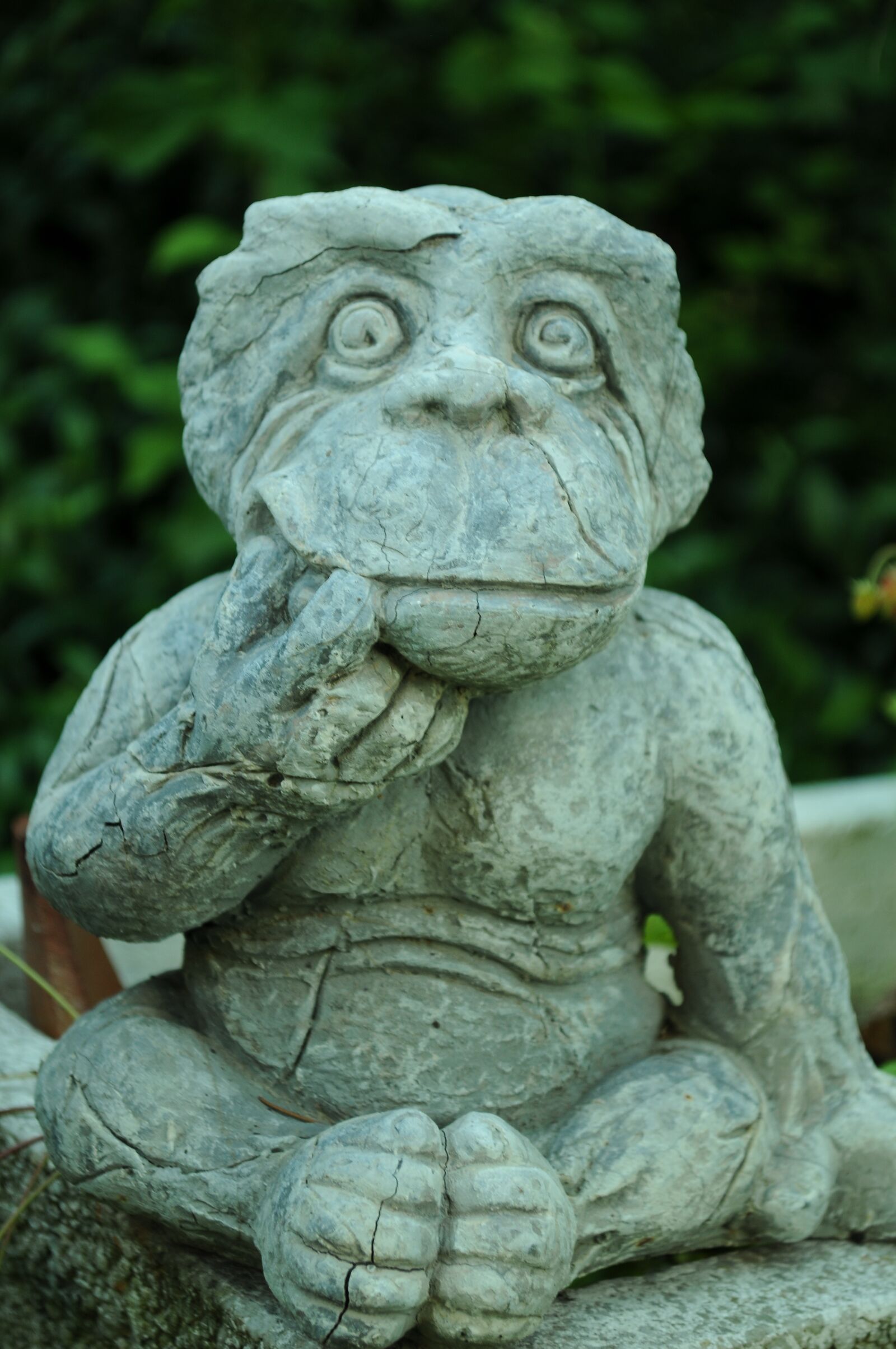 Nikon D300 sample photo. Monkey, sculpture, figure photography