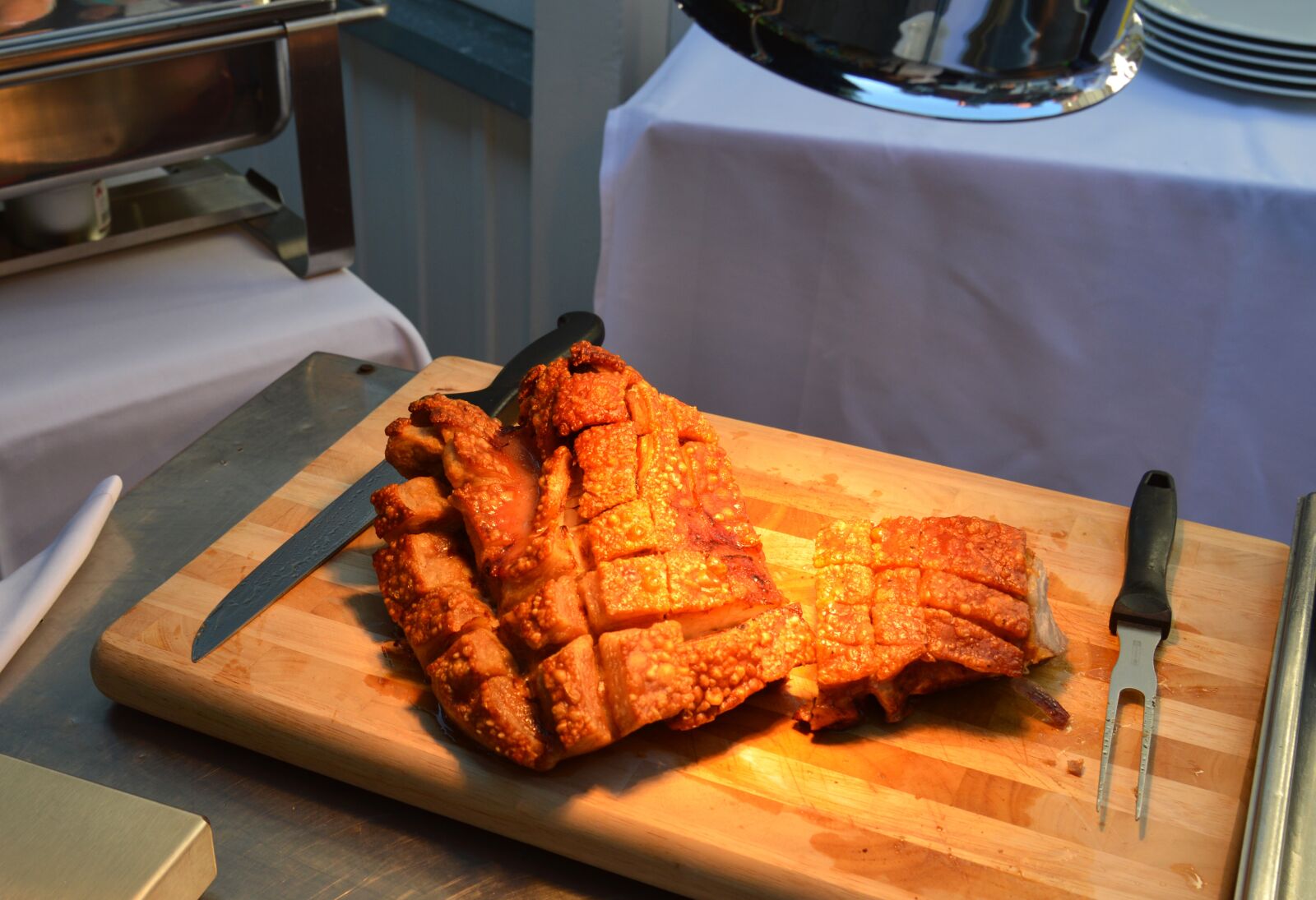 Nikon D3200 sample photo. Fry, buffet, restaurant photography