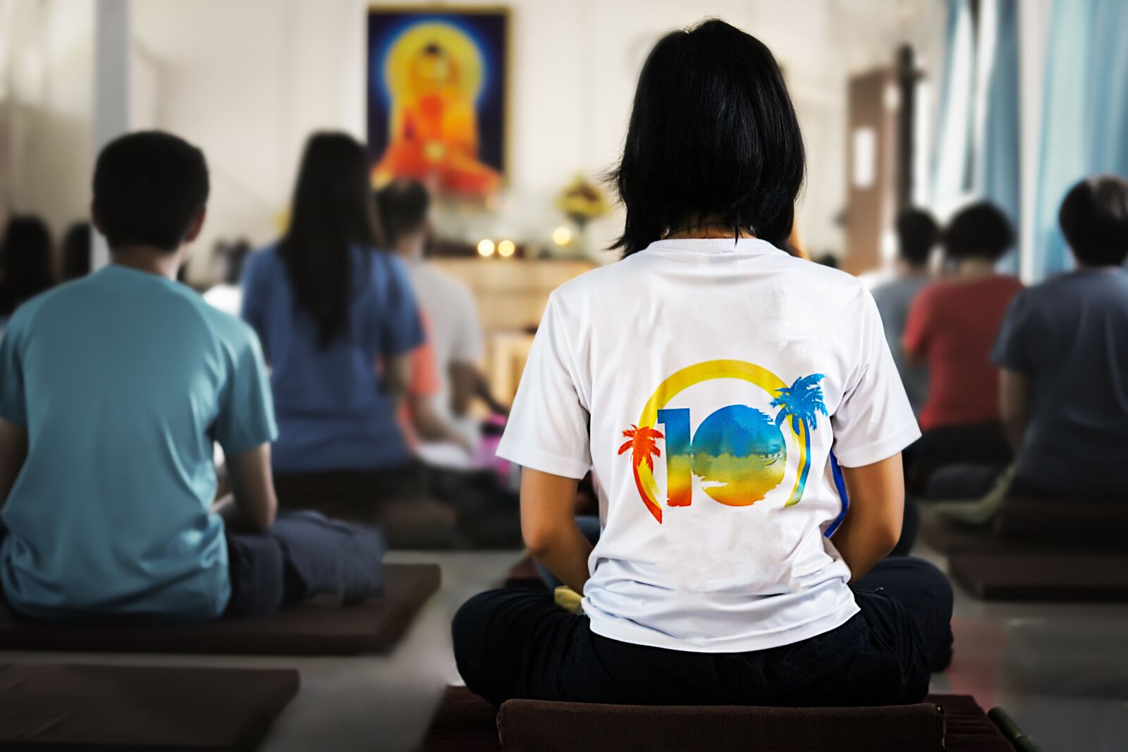 Canon EOS 750D (EOS Rebel T6i / EOS Kiss X8i) sample photo. Meditation, group meditation, meditate photography