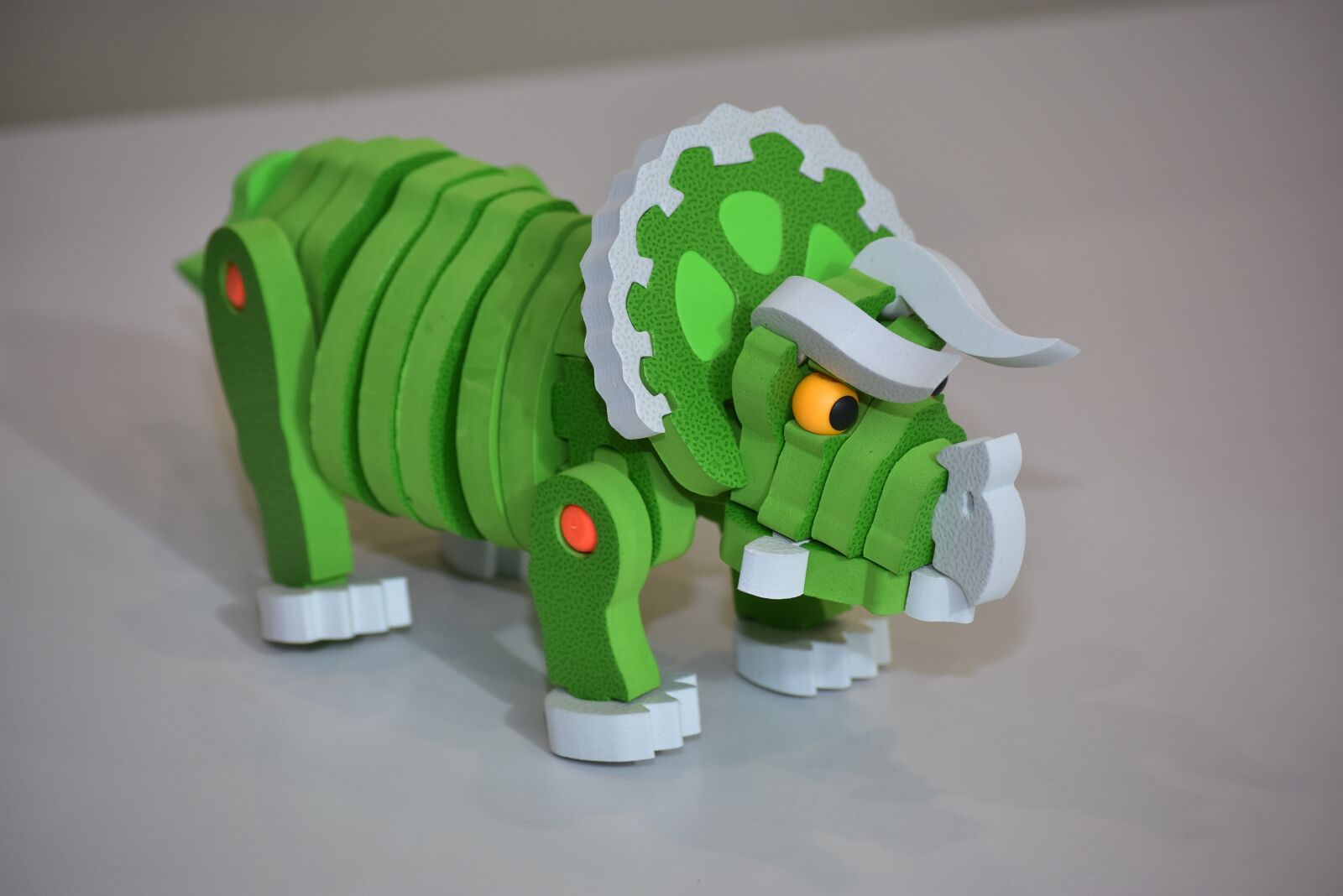 Nikon D3400 sample photo. Dinosaur, toy, green photography