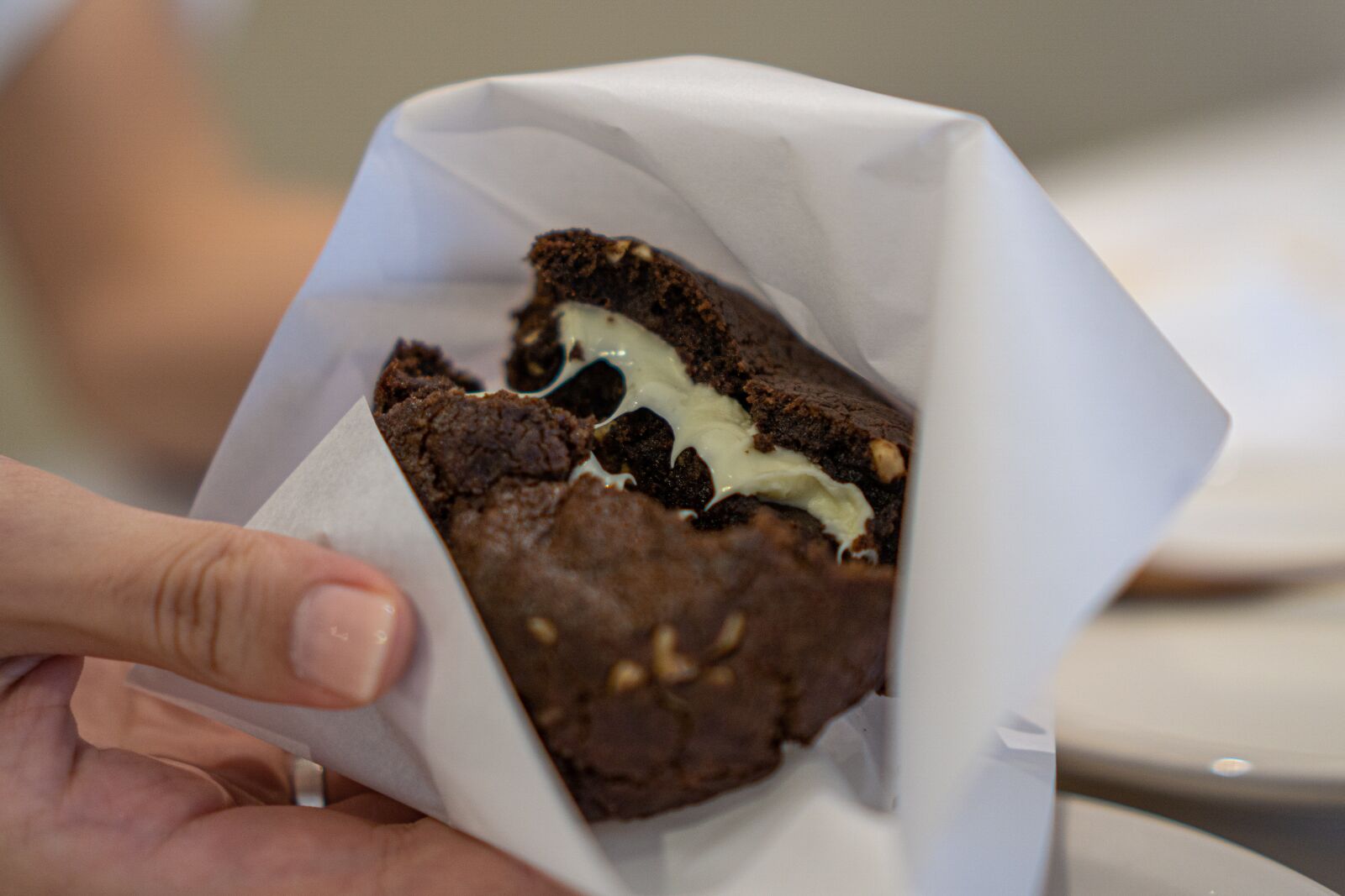 Sony a6000 + Sony E 35mm F1.8 OSS sample photo. Cookie, chocolate cookie, brownie photography