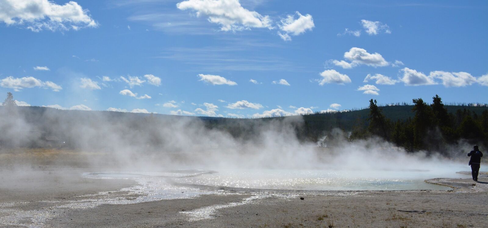 Nikon D5200 sample photo. Yellowstone, national park, hot photography