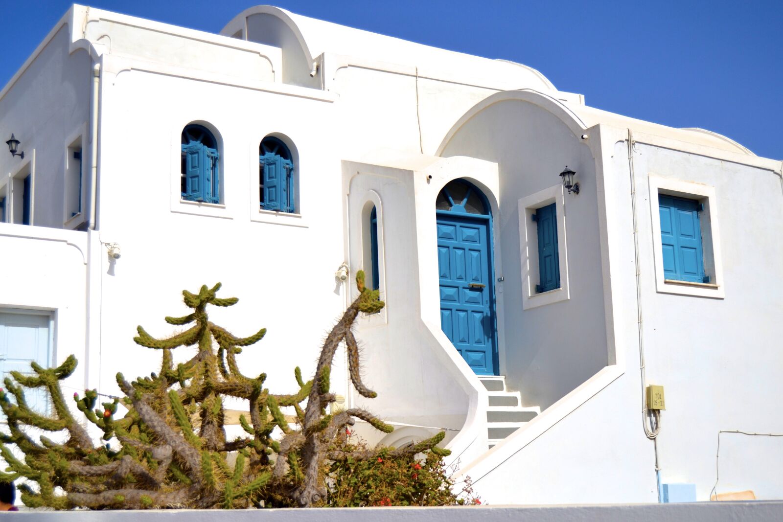 Nikon D3100 sample photo. Greece, santorini, house photography
