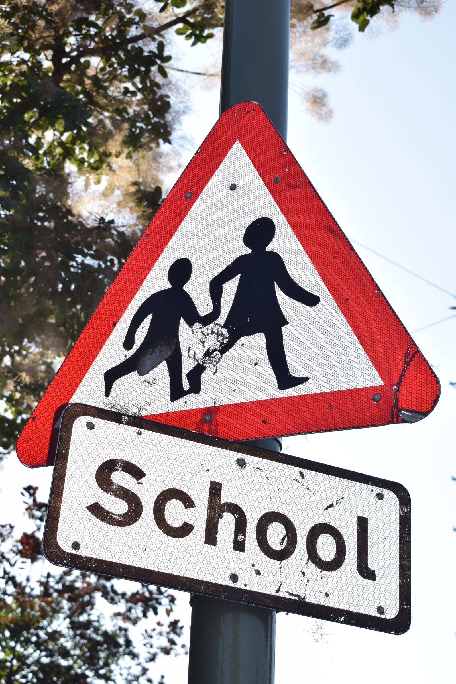 Nikon D3300 sample photo. School, safety, signage photography