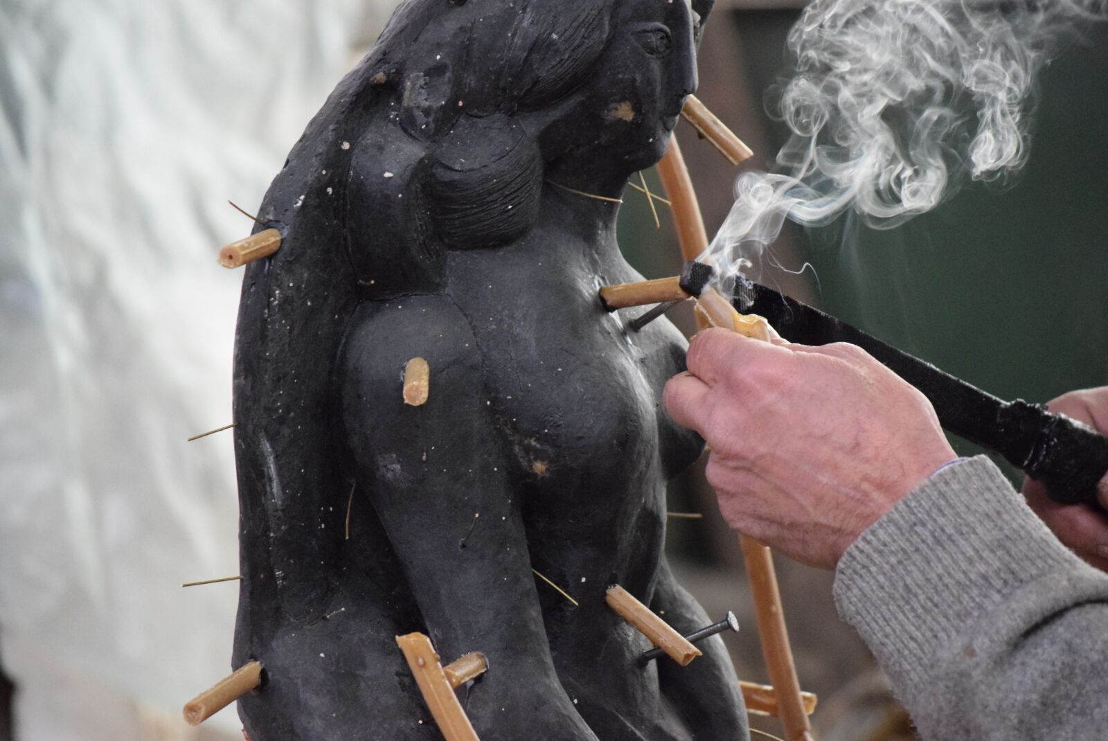 Nikon D3300 sample photo. Statue, merger, creating photography