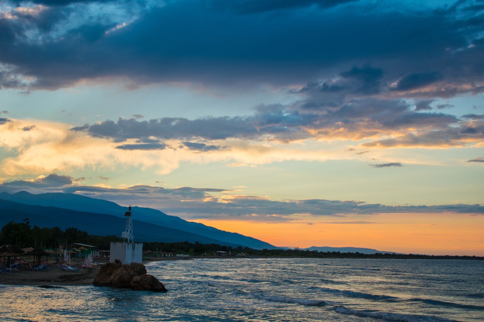 Nikon D3400 sample photo. Sunset, sea, sky photography