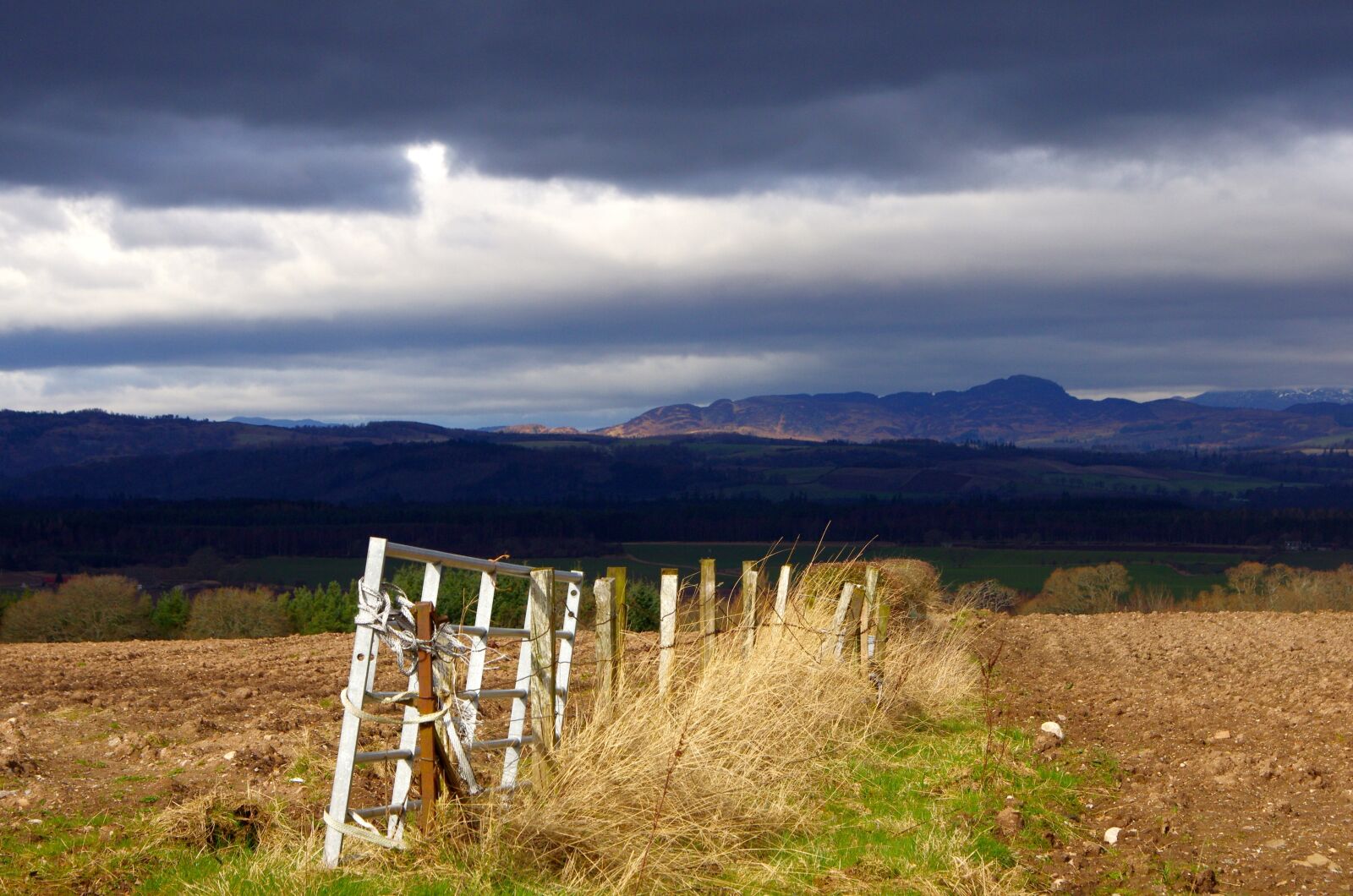 Pentax K-5 sample photo. Farmland, sky, landscape photography