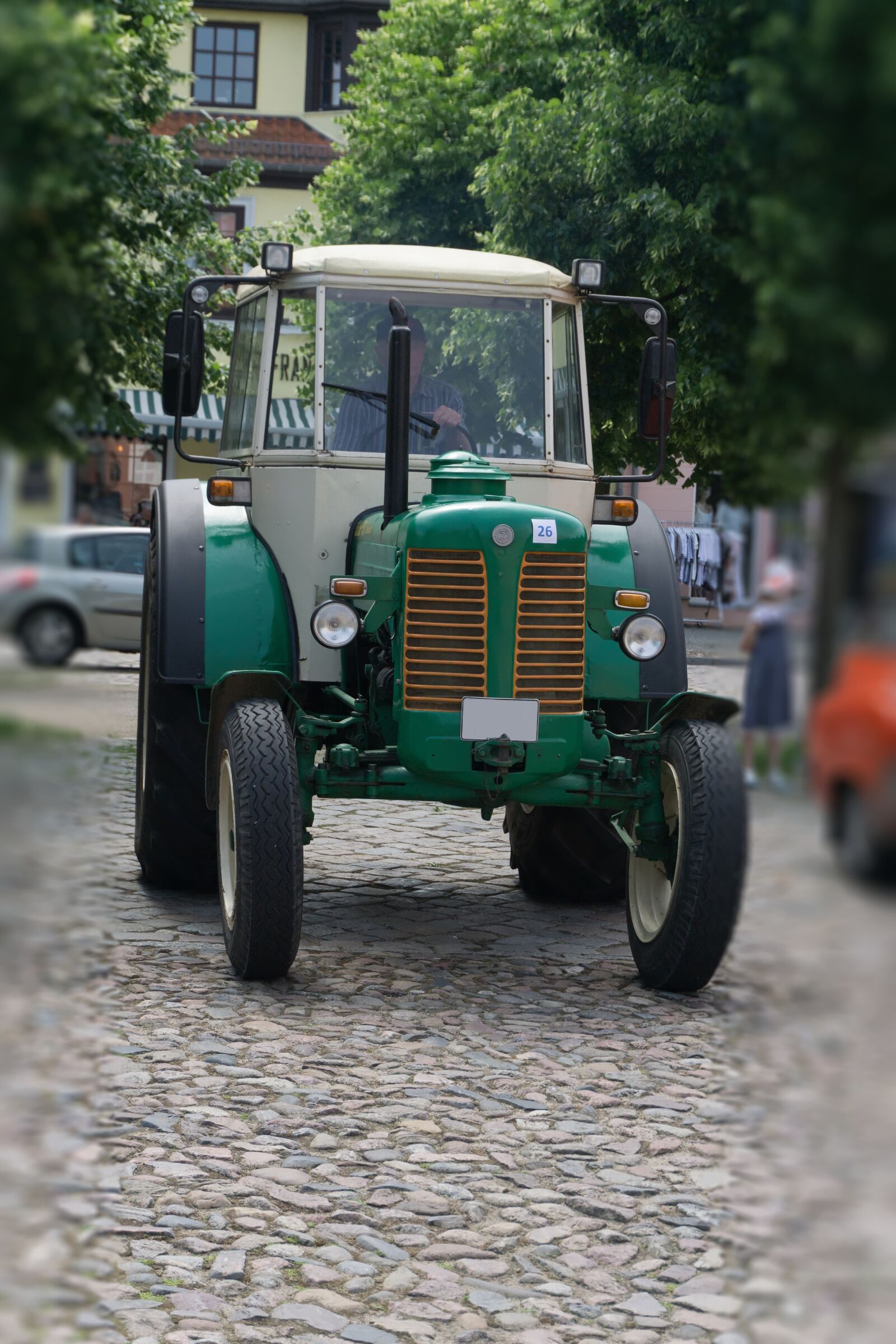 Sony a6000 sample photo. Tractor, old, oldtimer photography
