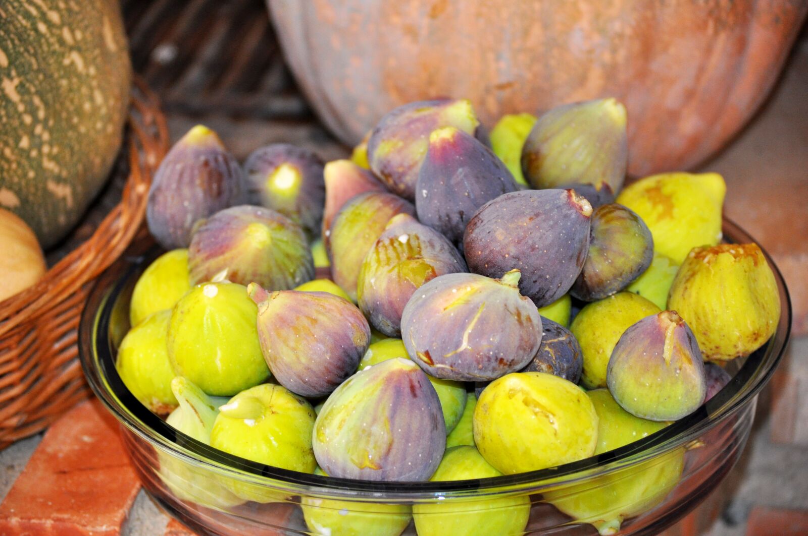 Nikon D5000 sample photo. Figs, harvest, fruit photography